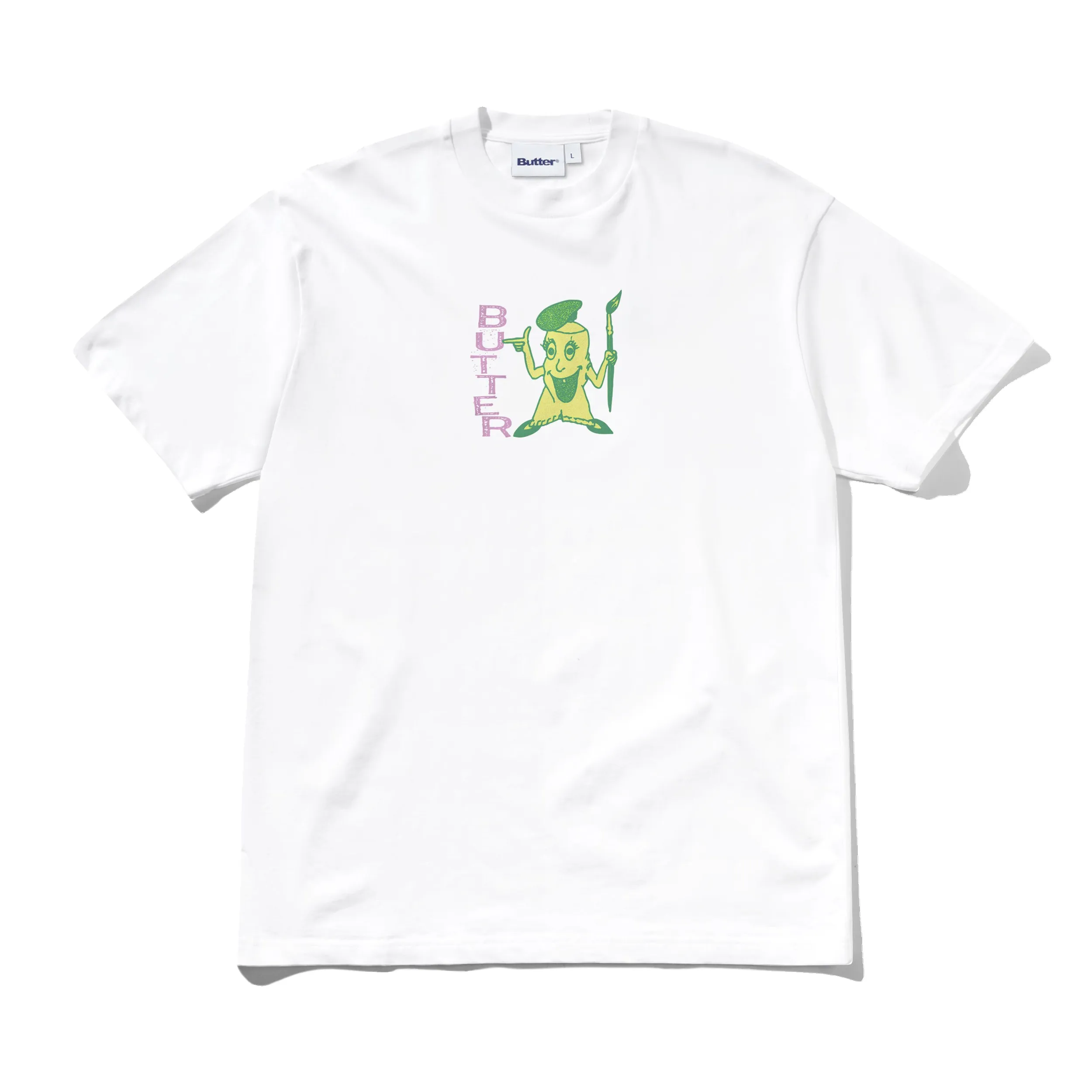 Paint Tee, White sold by Butter