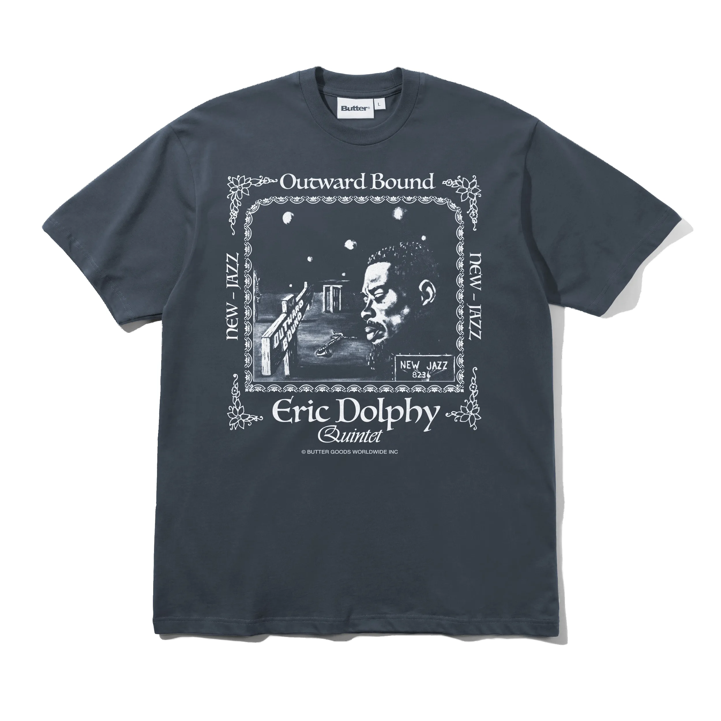 Outward Bound Tee, Slate sold by Butter