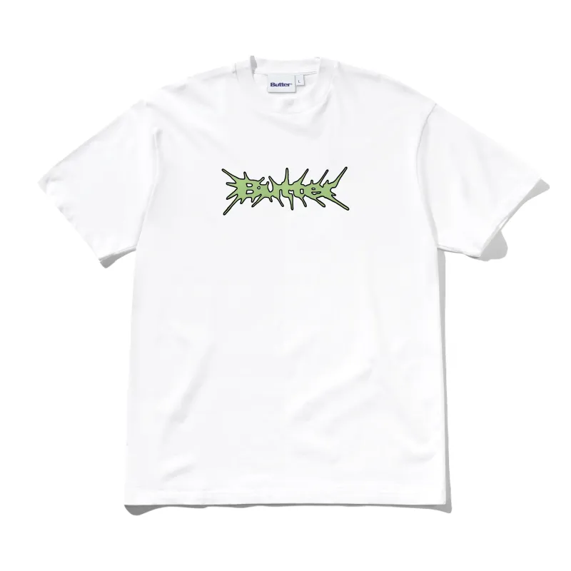 Nail Logo Tee, White made by Butter