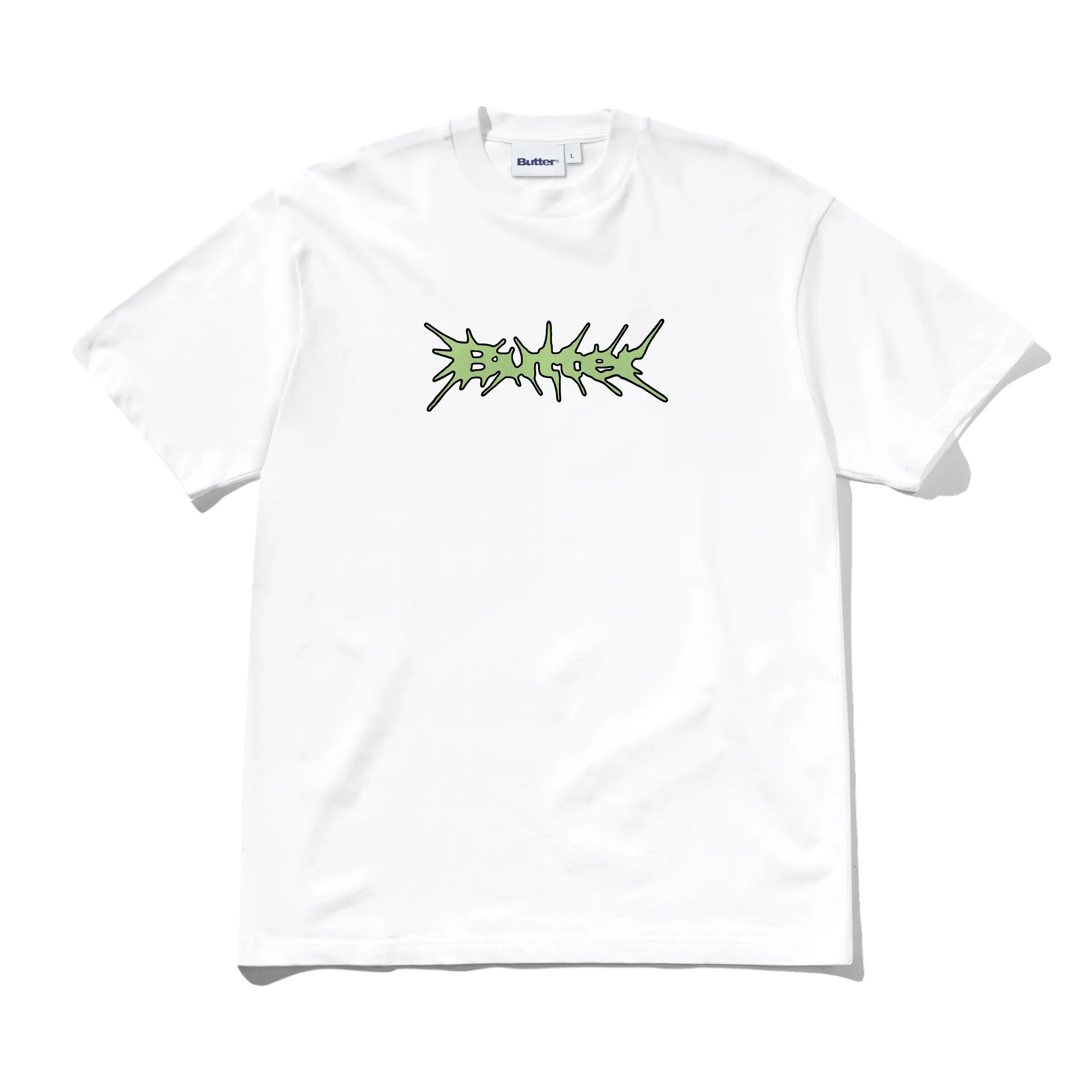 Nail Logo Tee, White sold by Butter