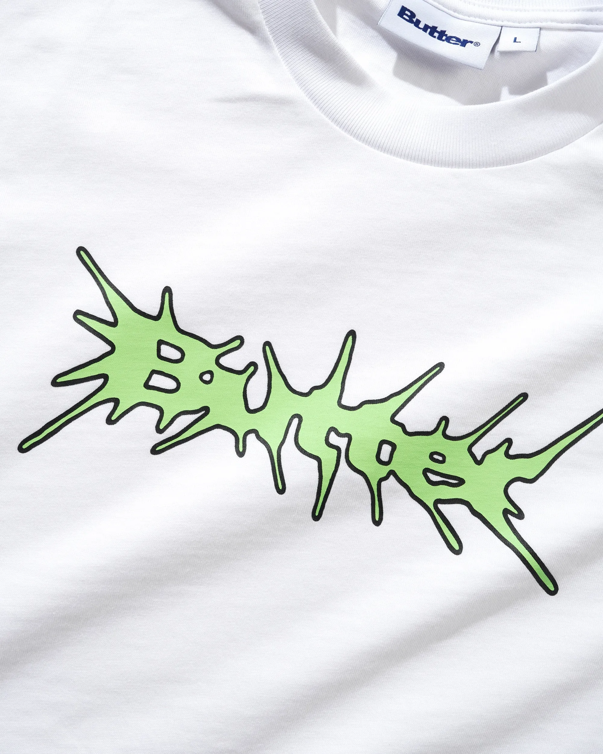 Nail Logo Tee, White sold by Butter product image thumbnail 2
