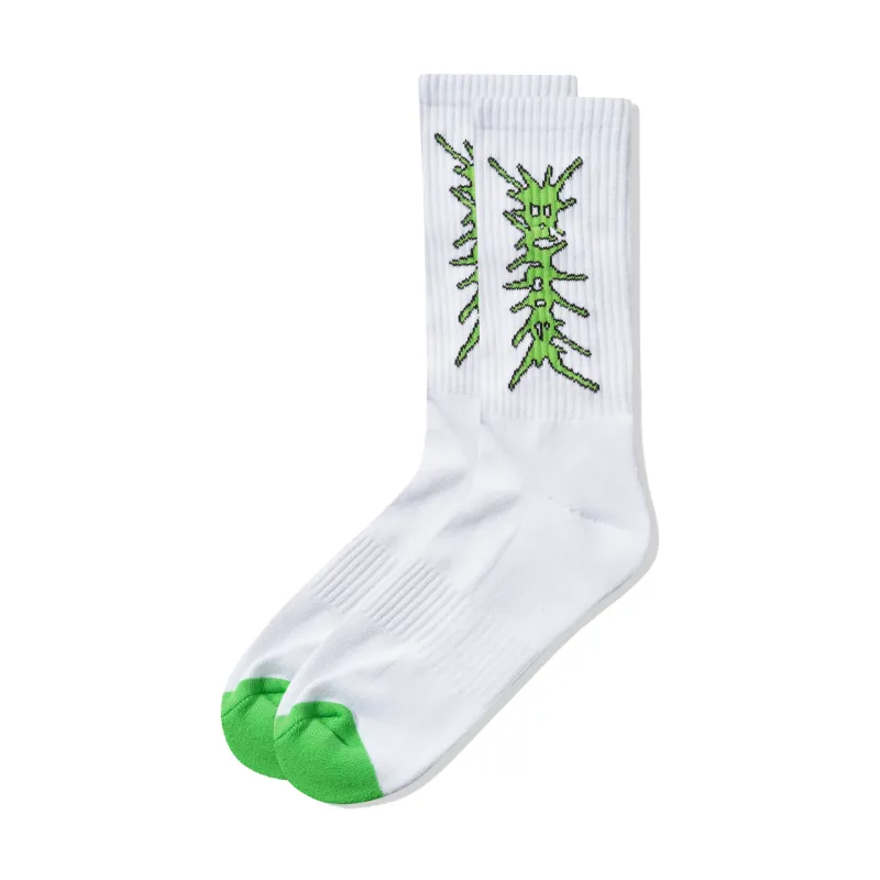 Nail Logo Socks, White made by Butter