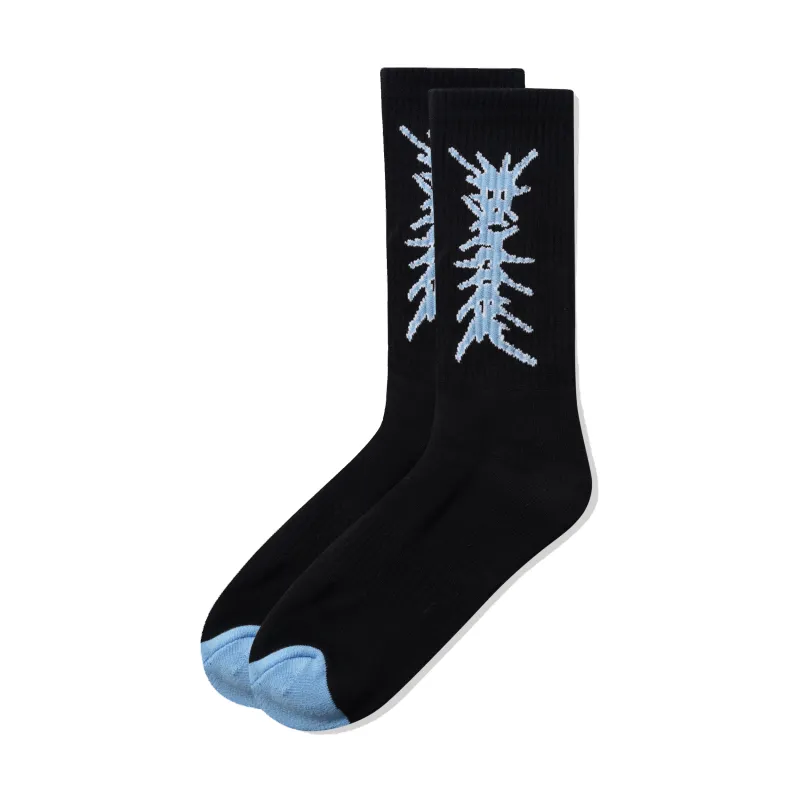 Nail Logo Socks, Black made by Butter