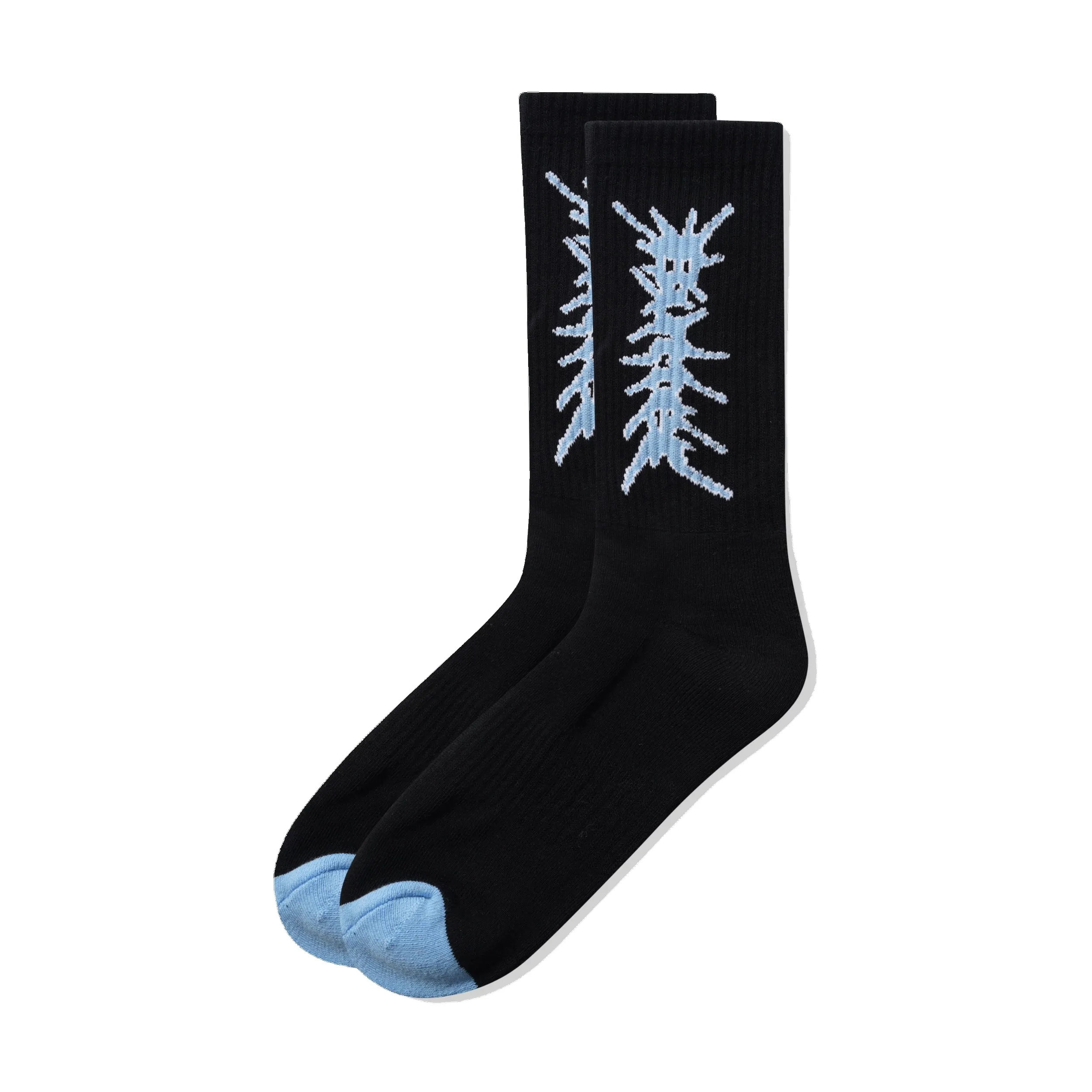 Nail Logo Socks, Black sold by Butter