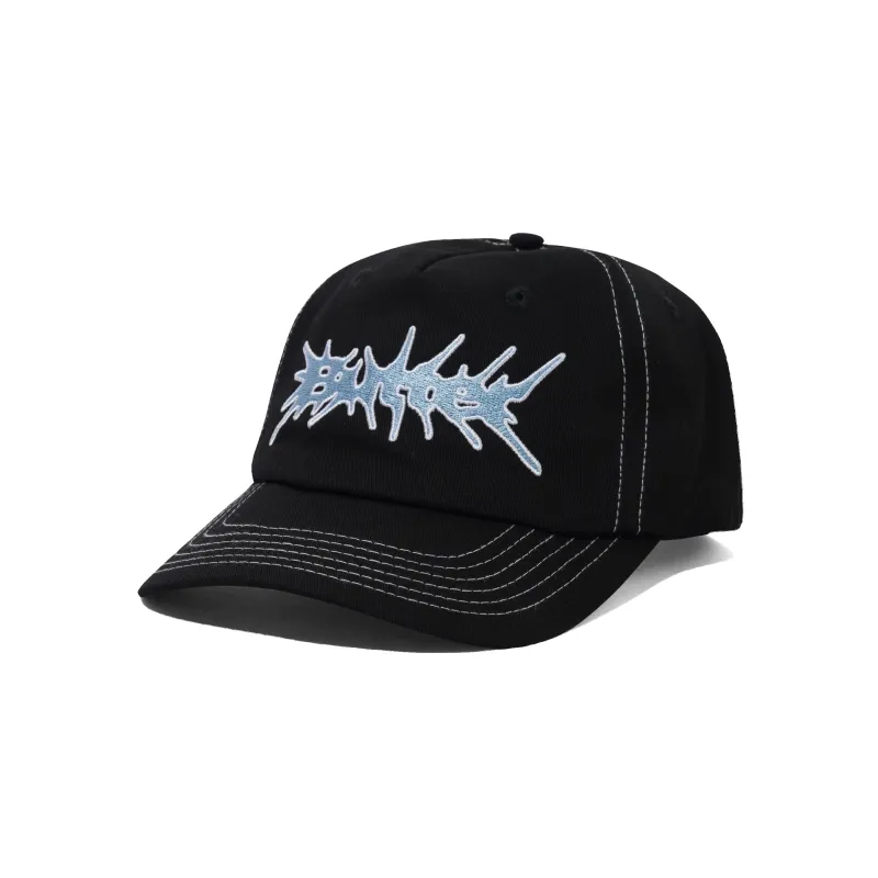 Nail 5 Panel Cap, Black made by Butter
