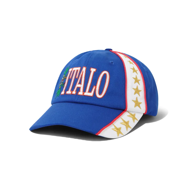 Italo 6 Panel Cap, Blue made by Butter
