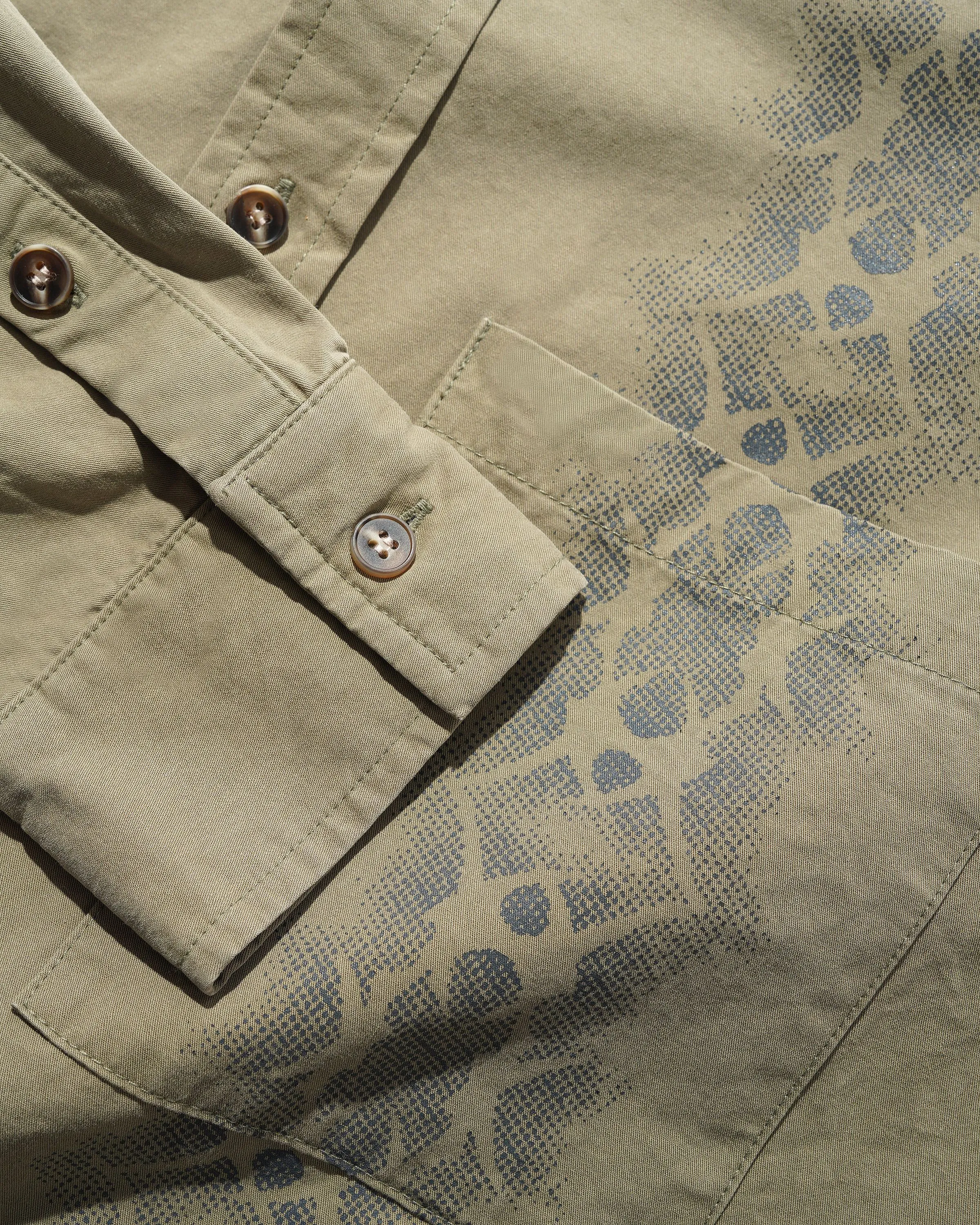 Fade Button Up Shirt, Washed Fatigue sold by Butter product image thumbnail 2