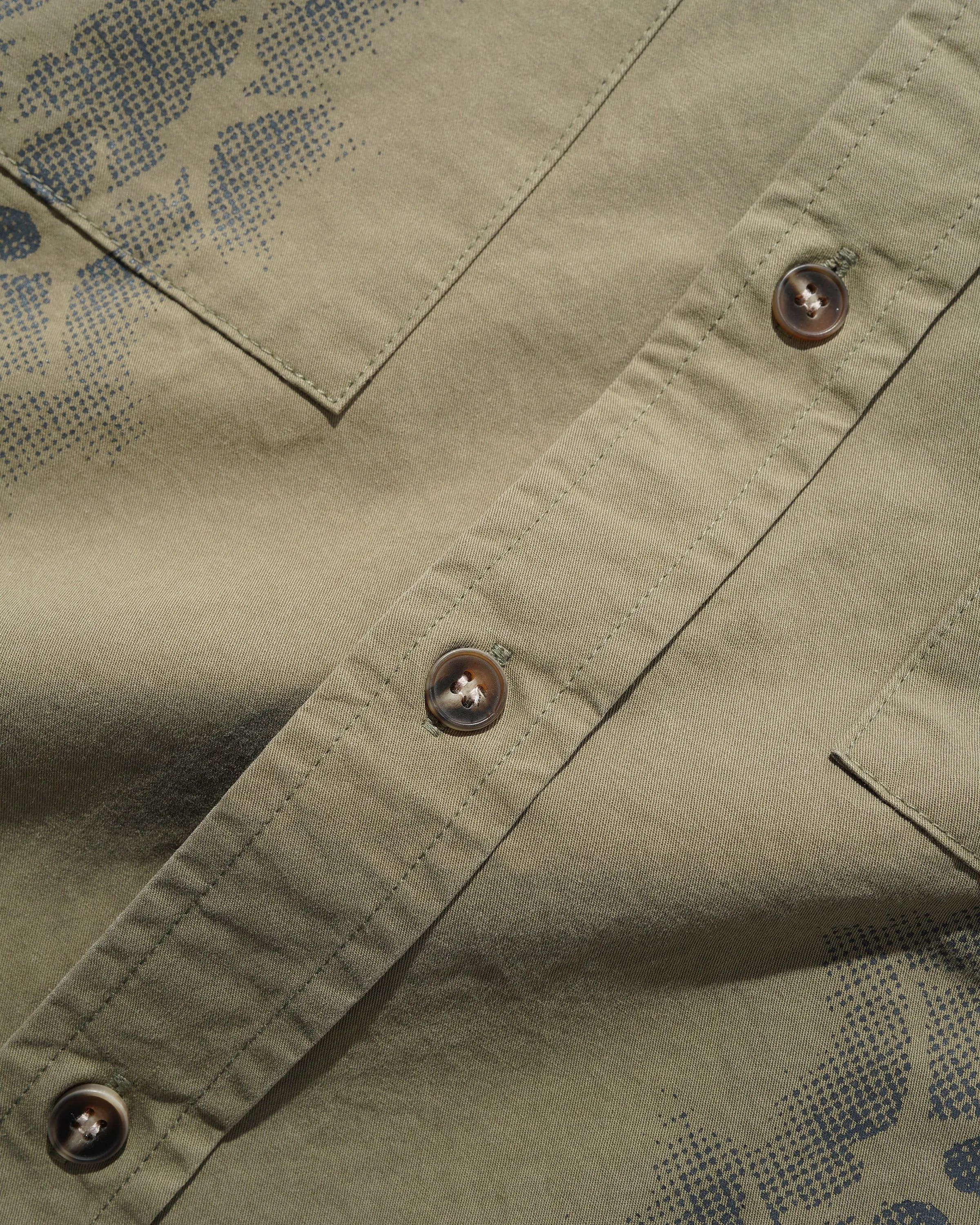 Fade Button Up Shirt, Washed Fatigue sold by Butter product image thumbnail 3