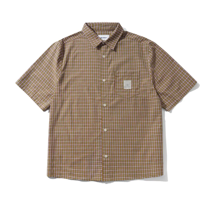 Equipment S/S Shirt, Lime / Red made by Butter