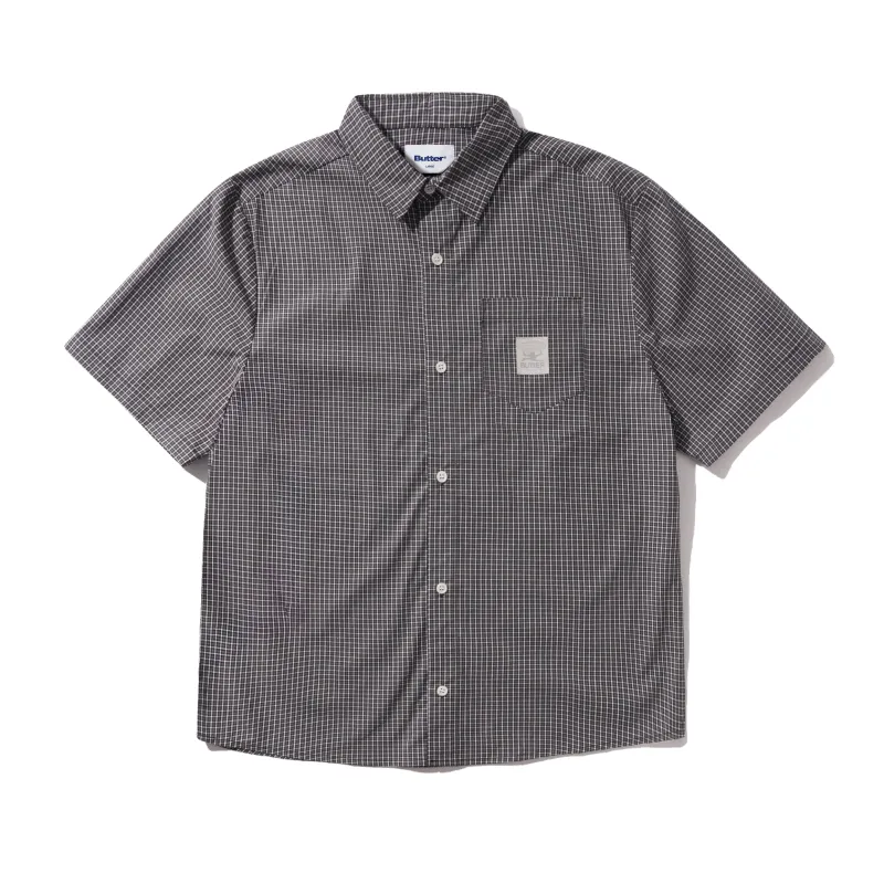 Equipment S/S Shirt, Black / Grey made by Butter
