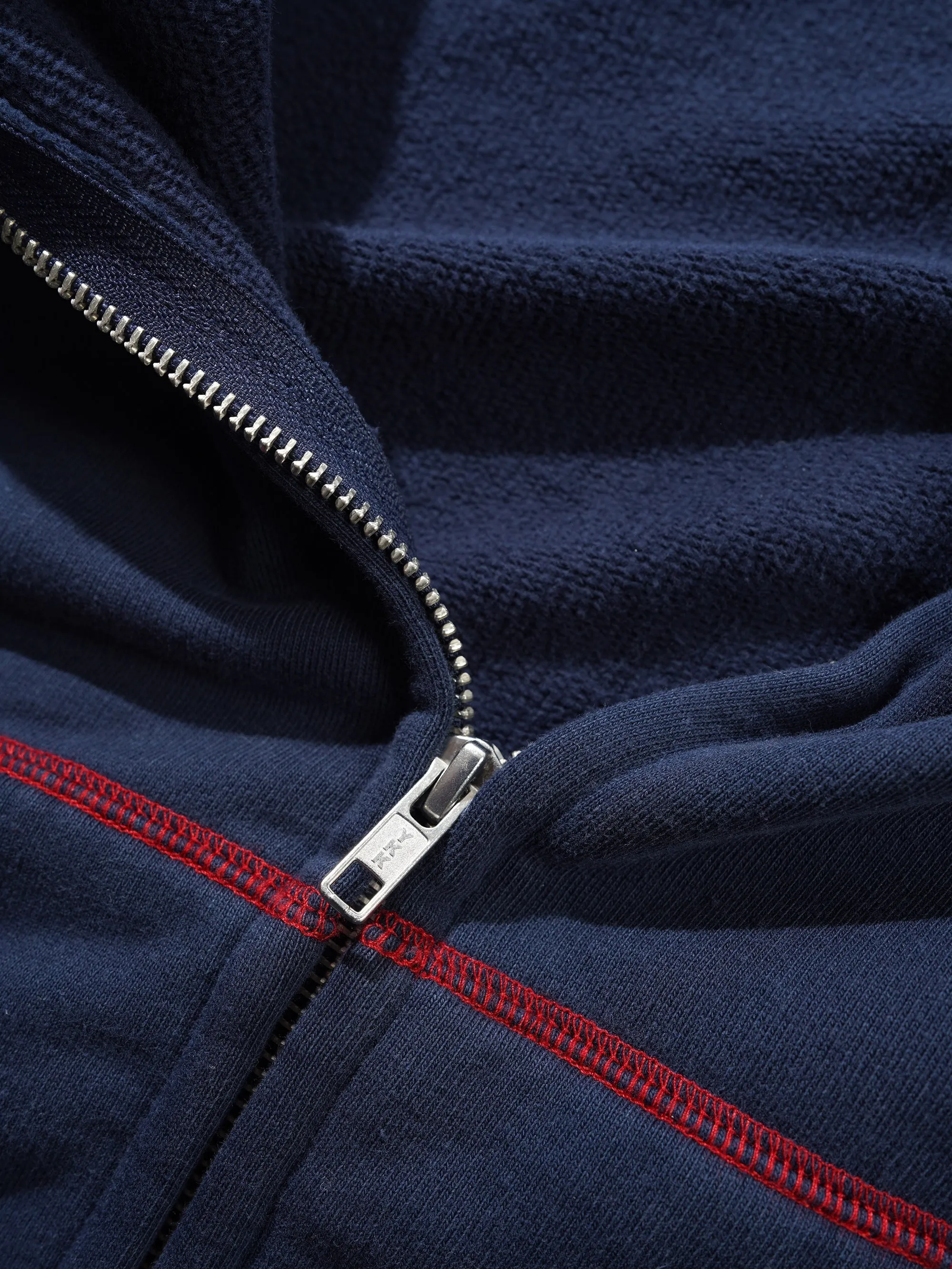 Drummer Zip-Thru Hood, Washed Navy sold by Butter product image thumbnail 3