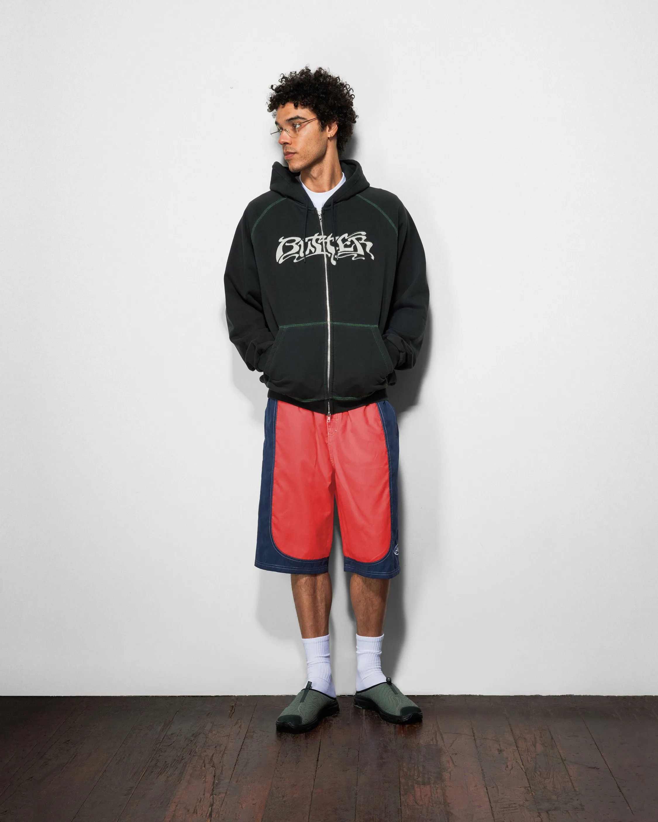 Drummer Zip-Thru Hood, Washed Navy sold by Butter product image thumbnail 4