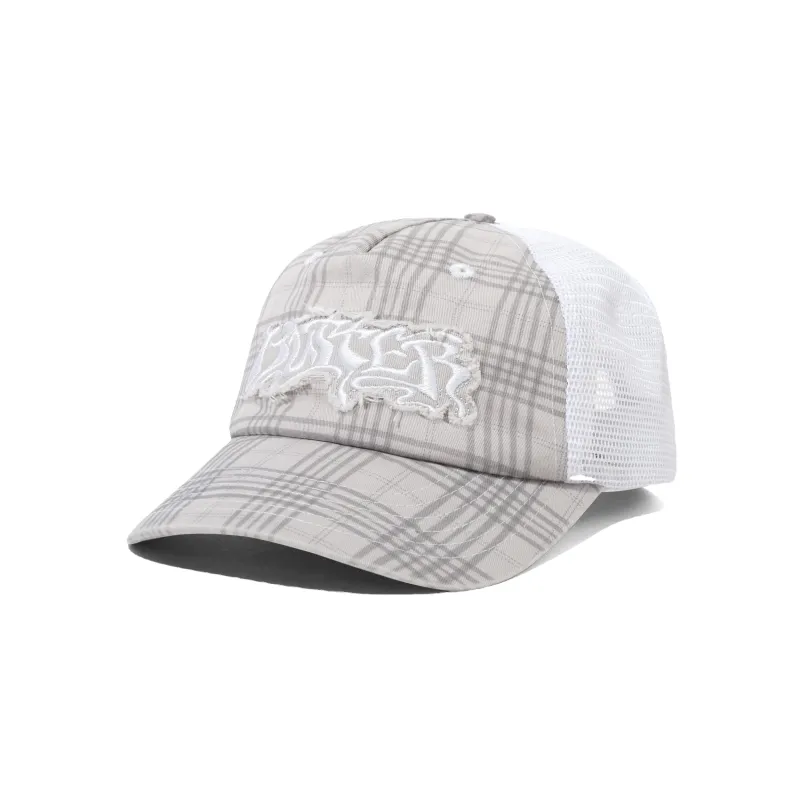 Drummer Trucker Cap, Plaid made by Butter