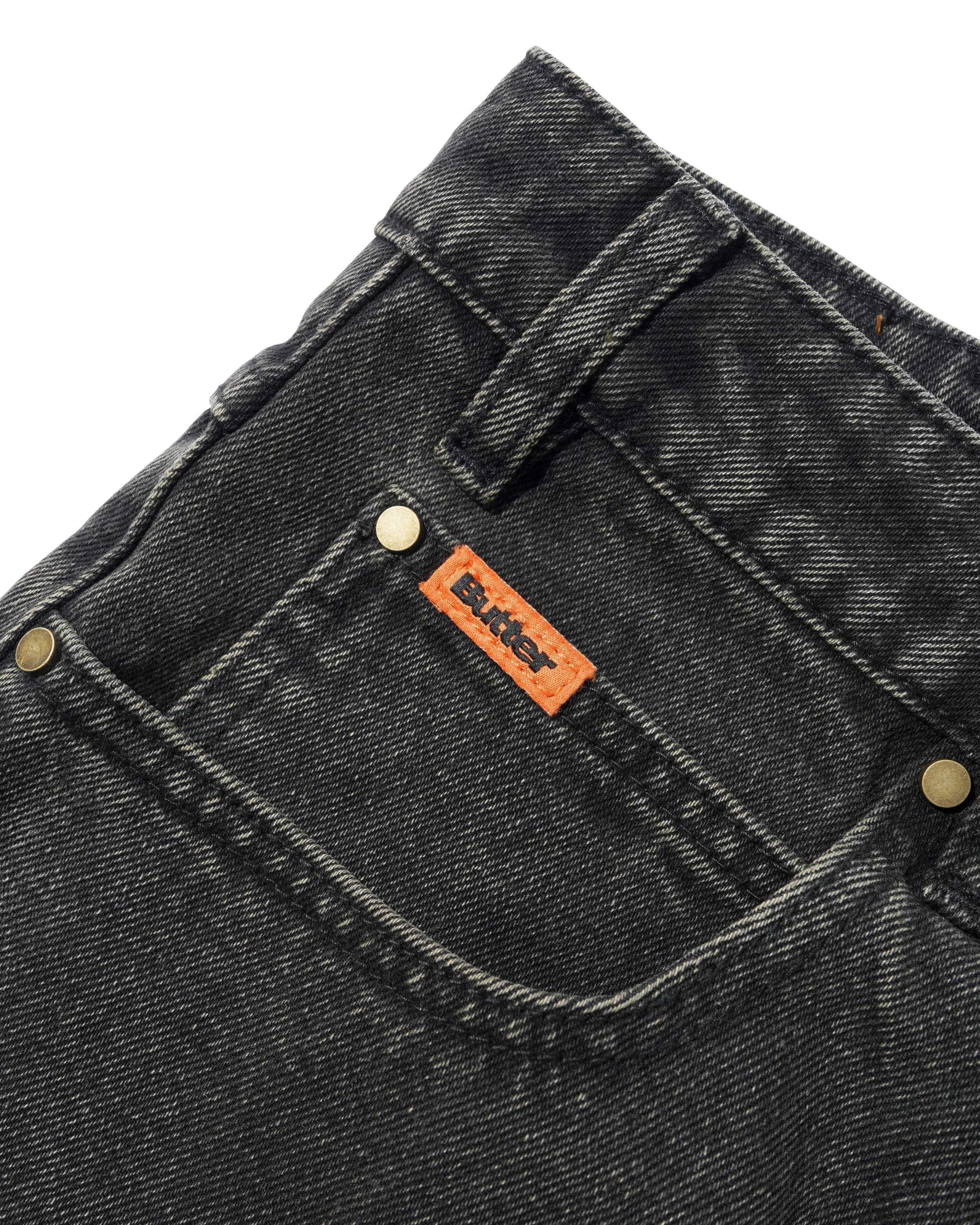 Baggy Denim Jeans, Faded Black sold by Butter product image thumbnail 3