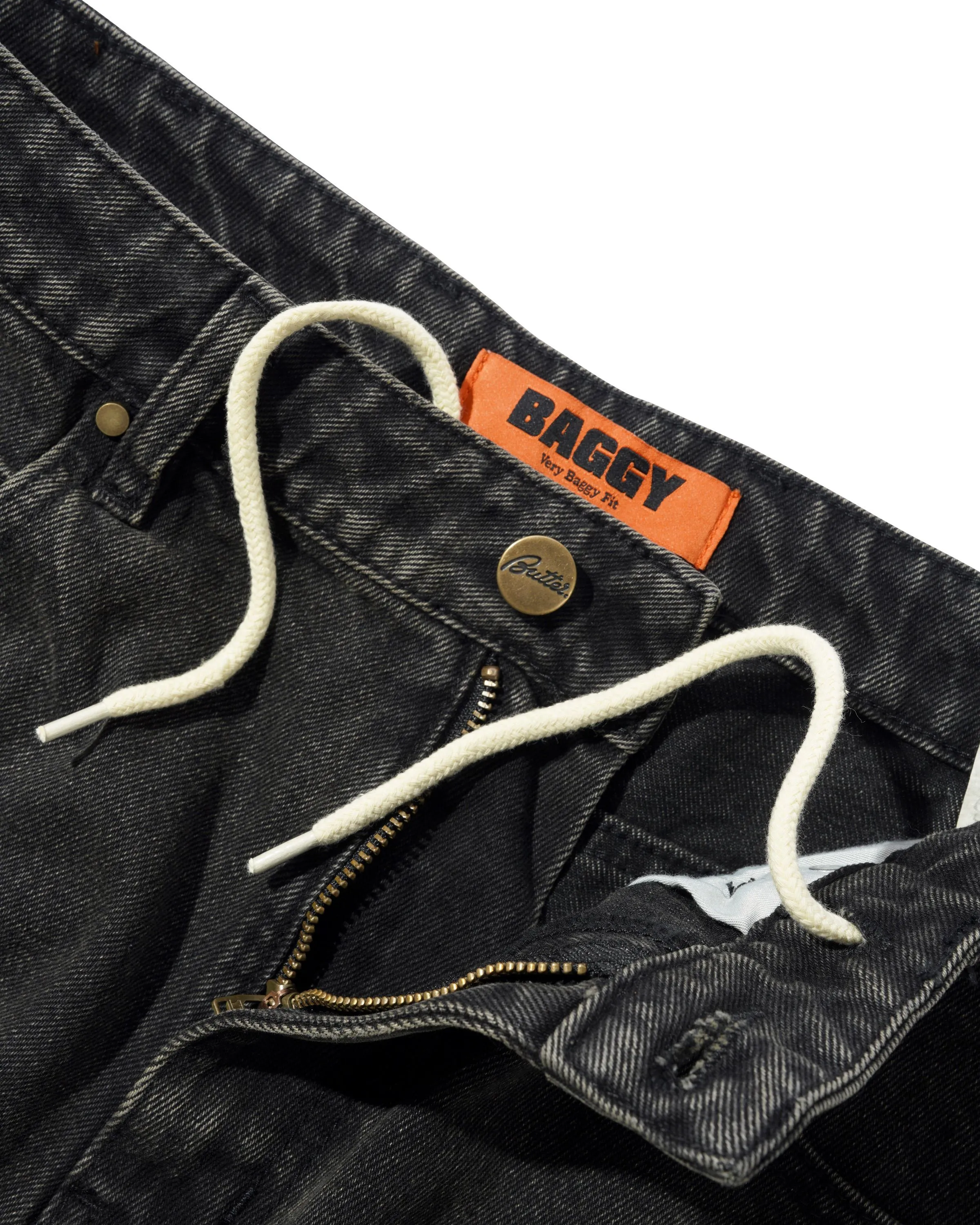 Baggy Denim Jeans, Faded Black sold by Butter product image thumbnail 4