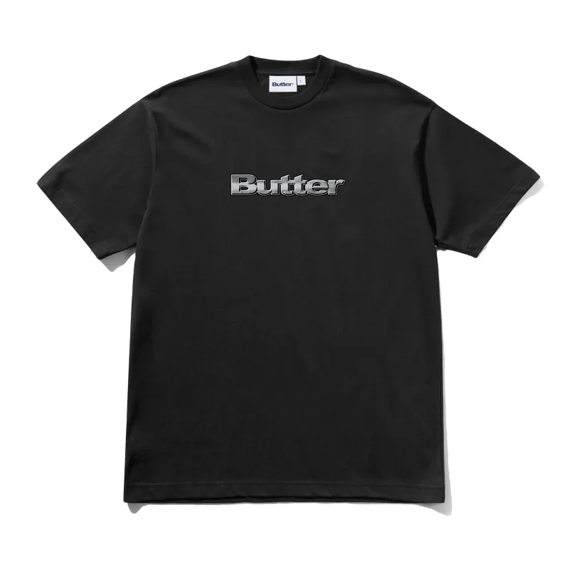 Alloy Logo Tee, Black made by Butter