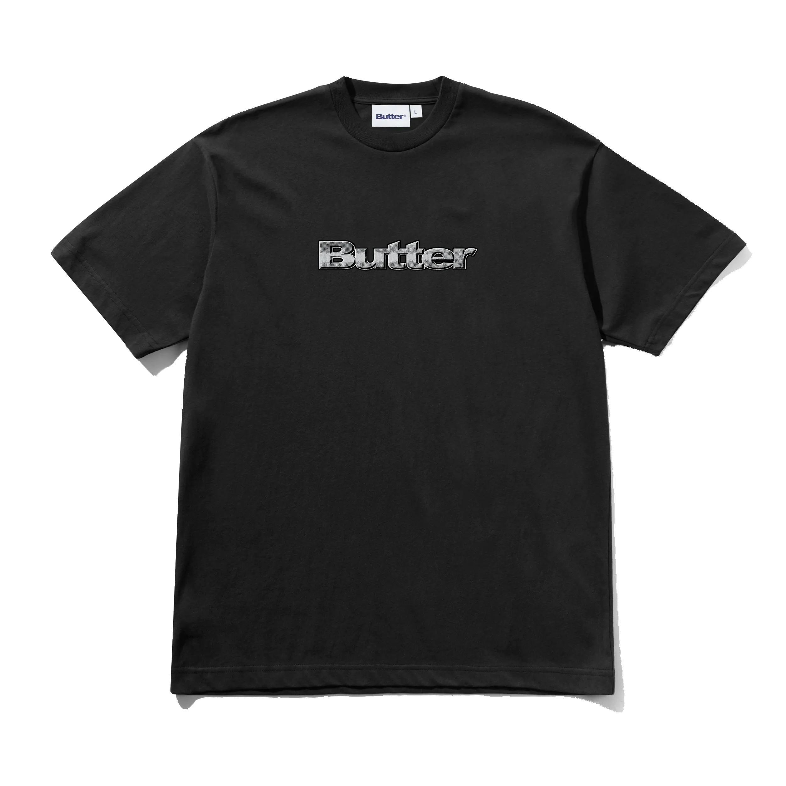 Alloy Logo Tee, Black sold by Butter