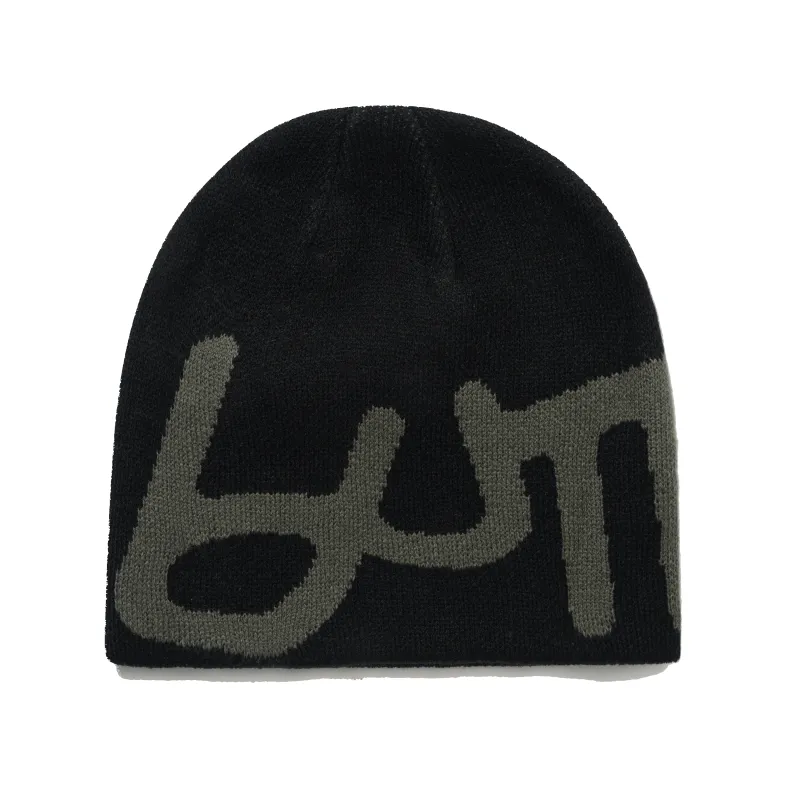 Abseil Logo Skully Beanie, Black made by Butter