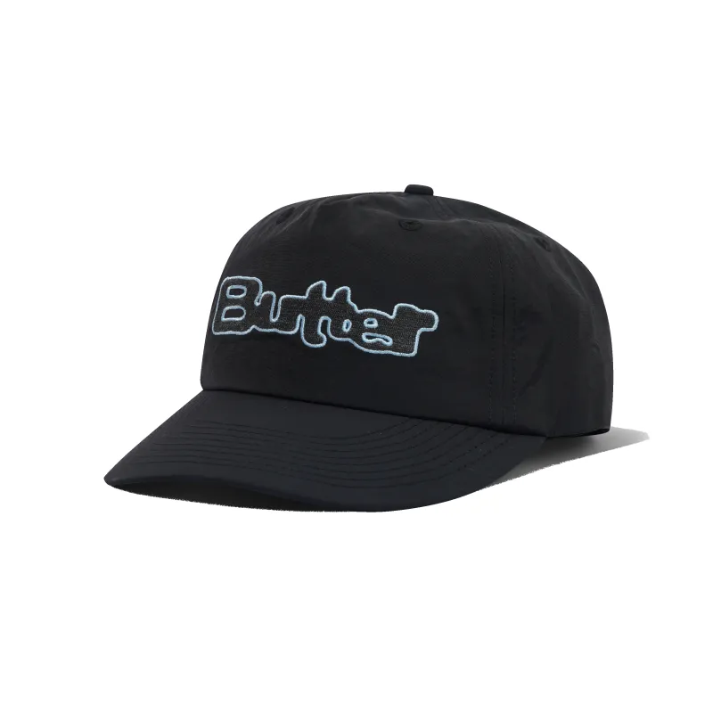 Glow 5 Panel Cap, Black made by Butter