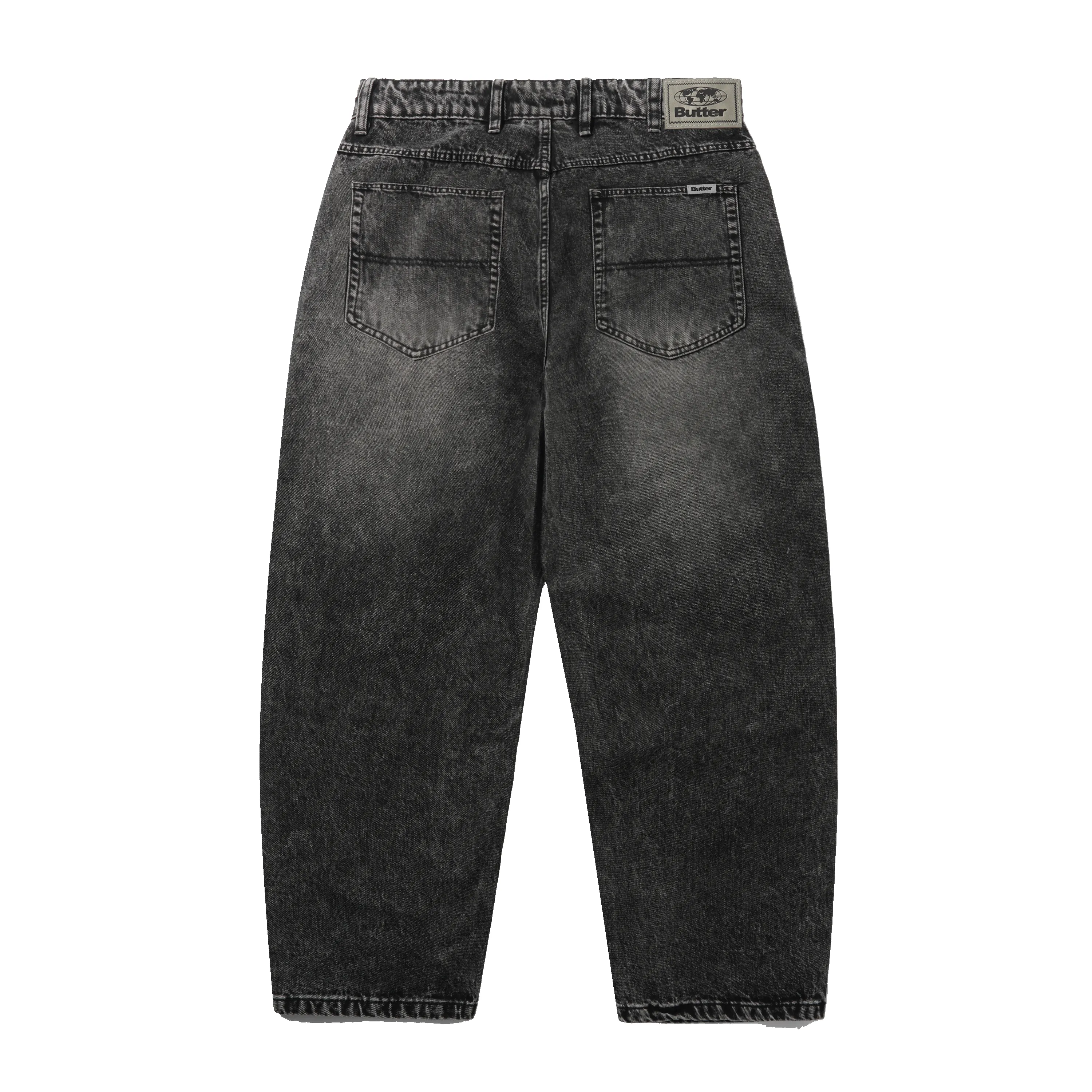 Baggy Denim Jeans, Distressed Black sold by Butter product image thumbnail 2
