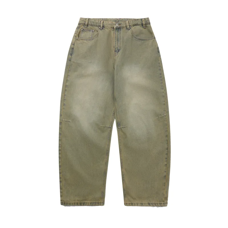 Wide Cut Denim Jeans, Sunfade Blue made by Butter