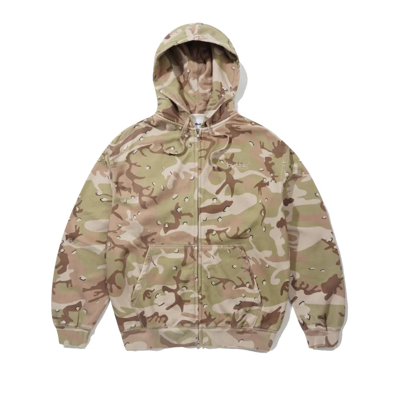 Alpine Zip-Thru Hood, Desert Camo made by Butter