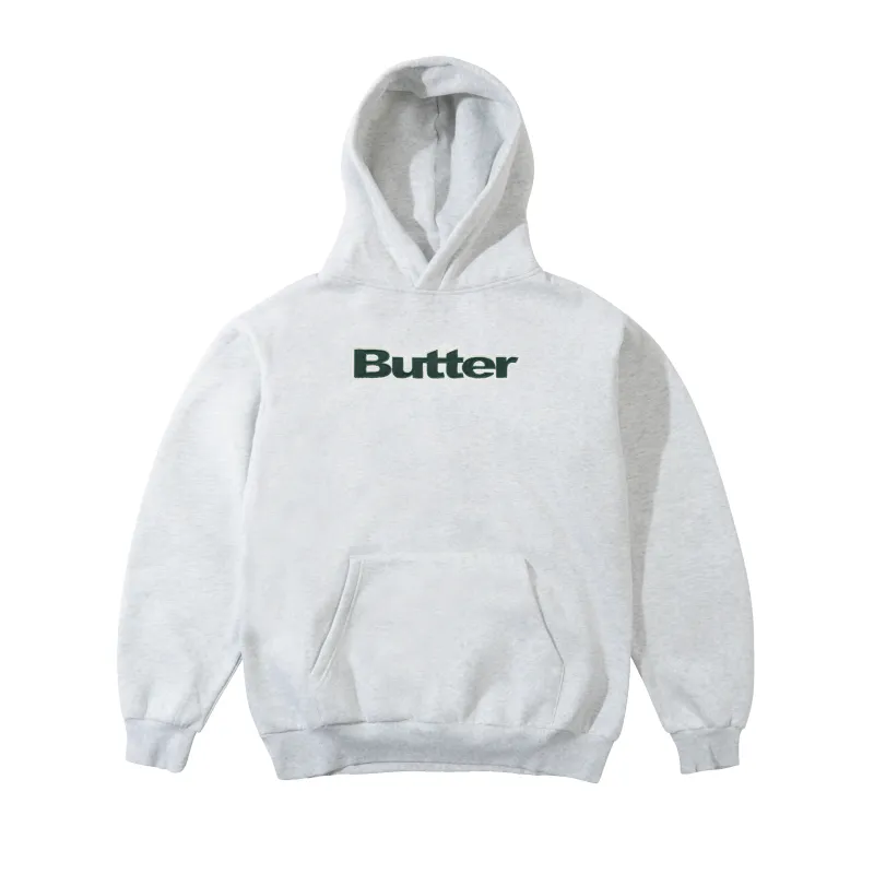 Satin Applique Pullover Hood, Ash made by Butter