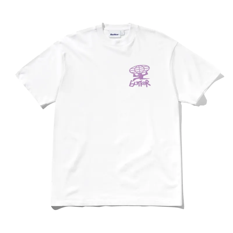 Terrain Tee, White made by Butter