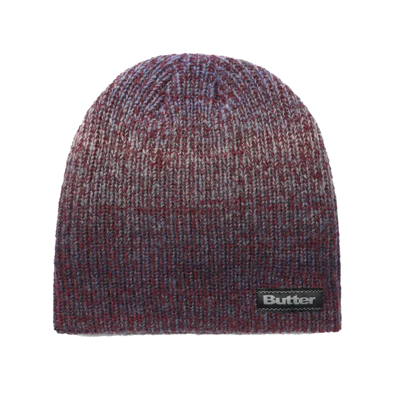 Stripe Knit Skully Beanie, Blue made by Butter