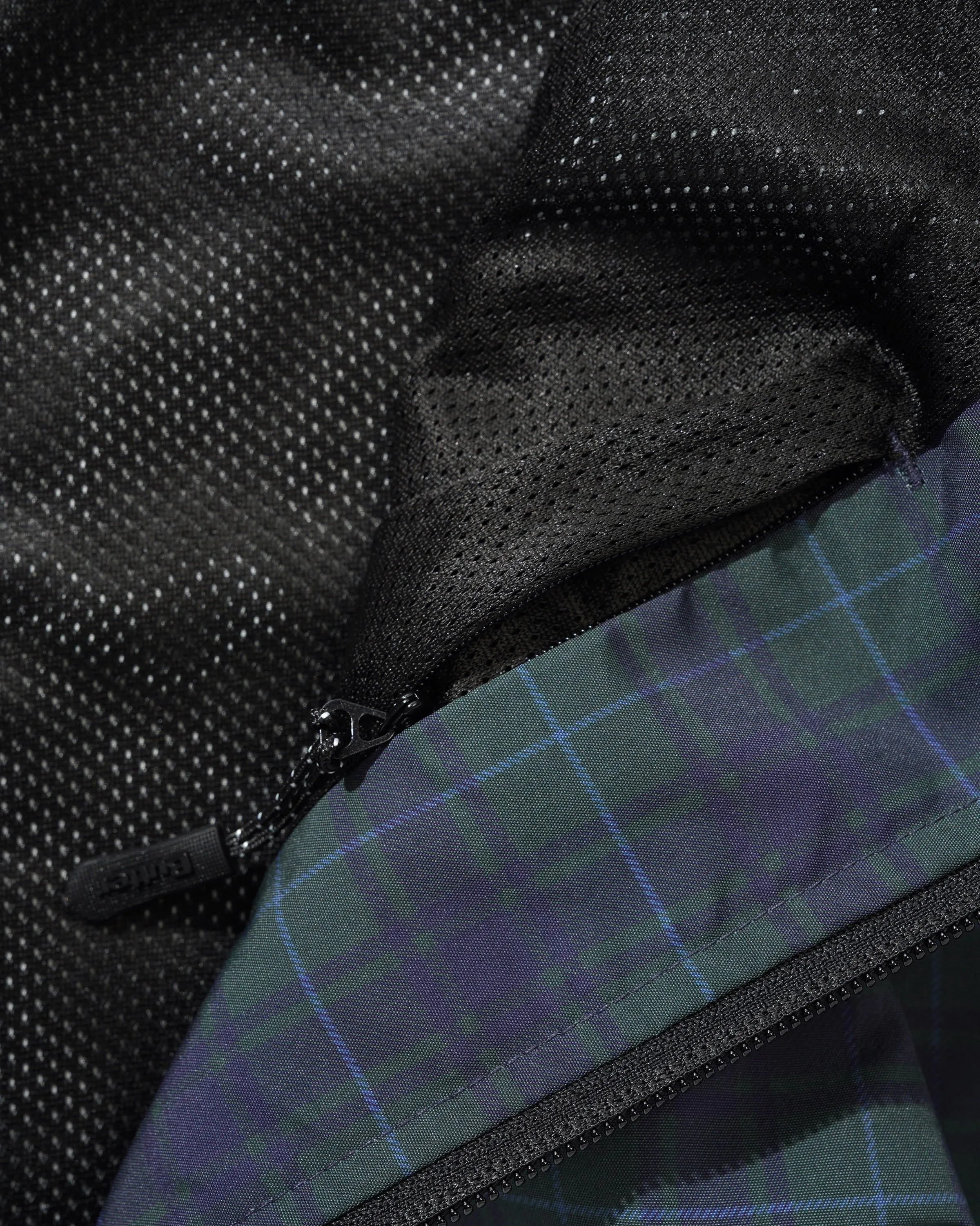 Plaid Nylon Jacket, Forest sold by Butter product image thumbnail 5