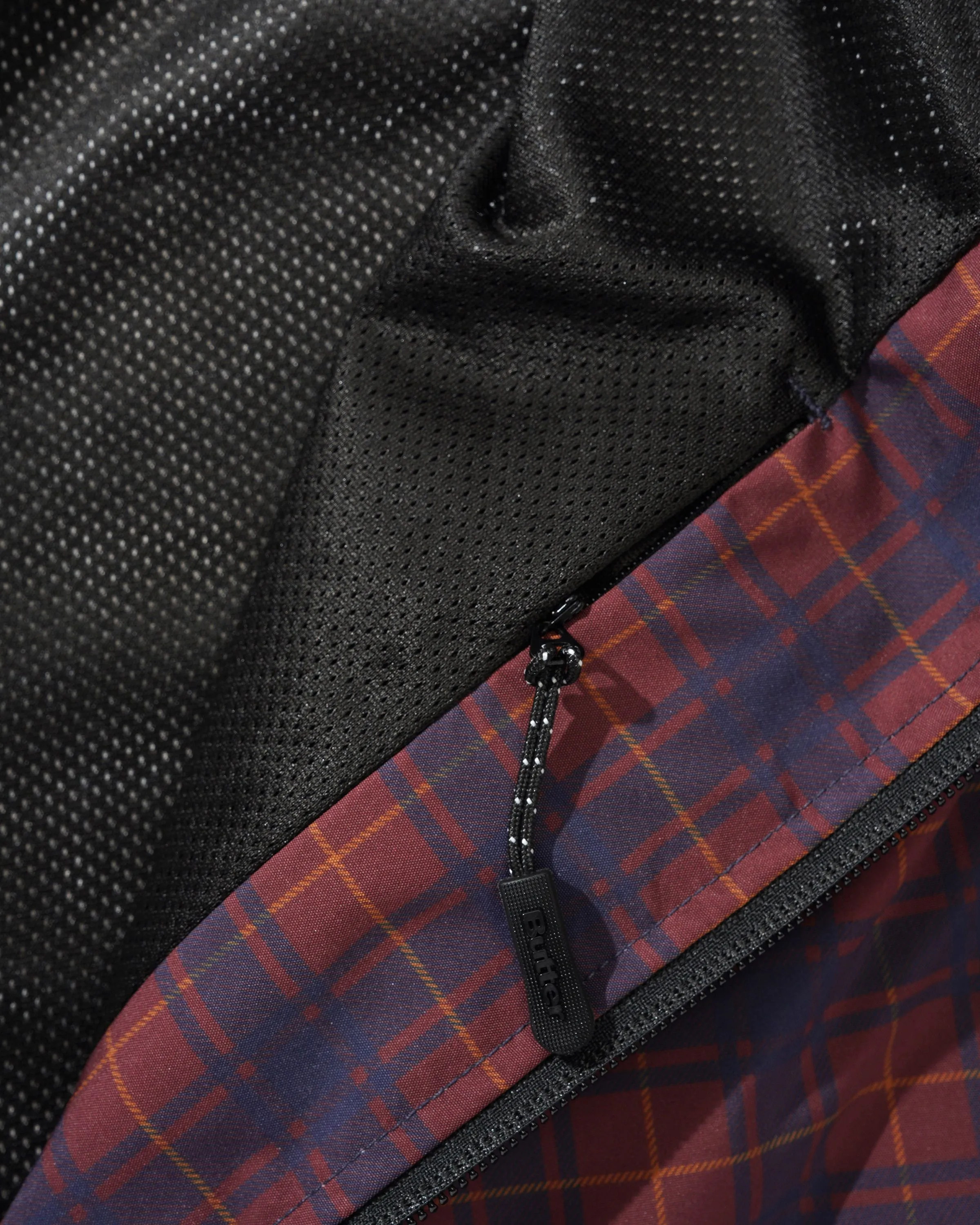 Plaid Nylon Jacket, Maroon sold by Butter product image thumbnail 5