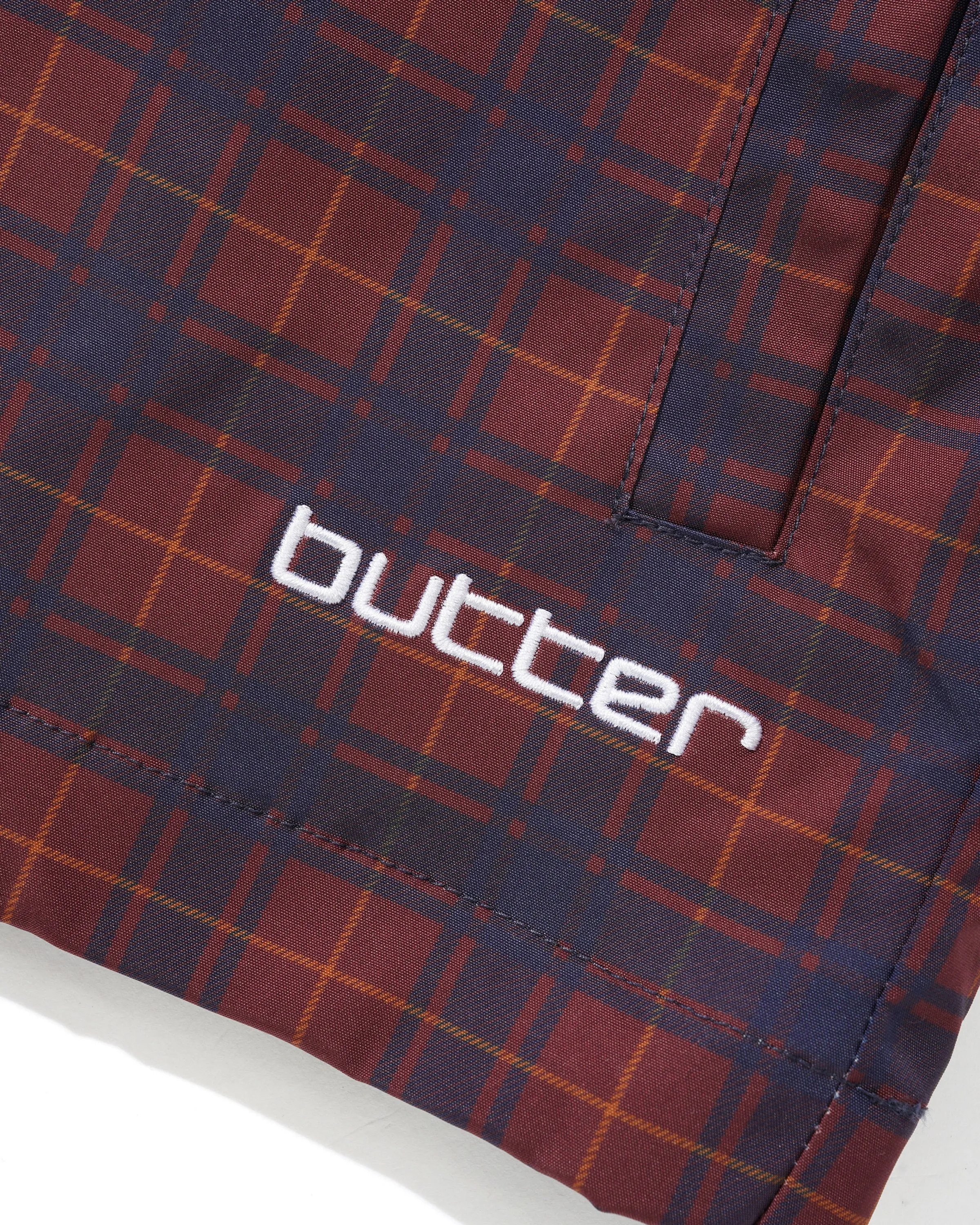 Plaid Nylon Jacket, Maroon sold by Butter product image thumbnail 2