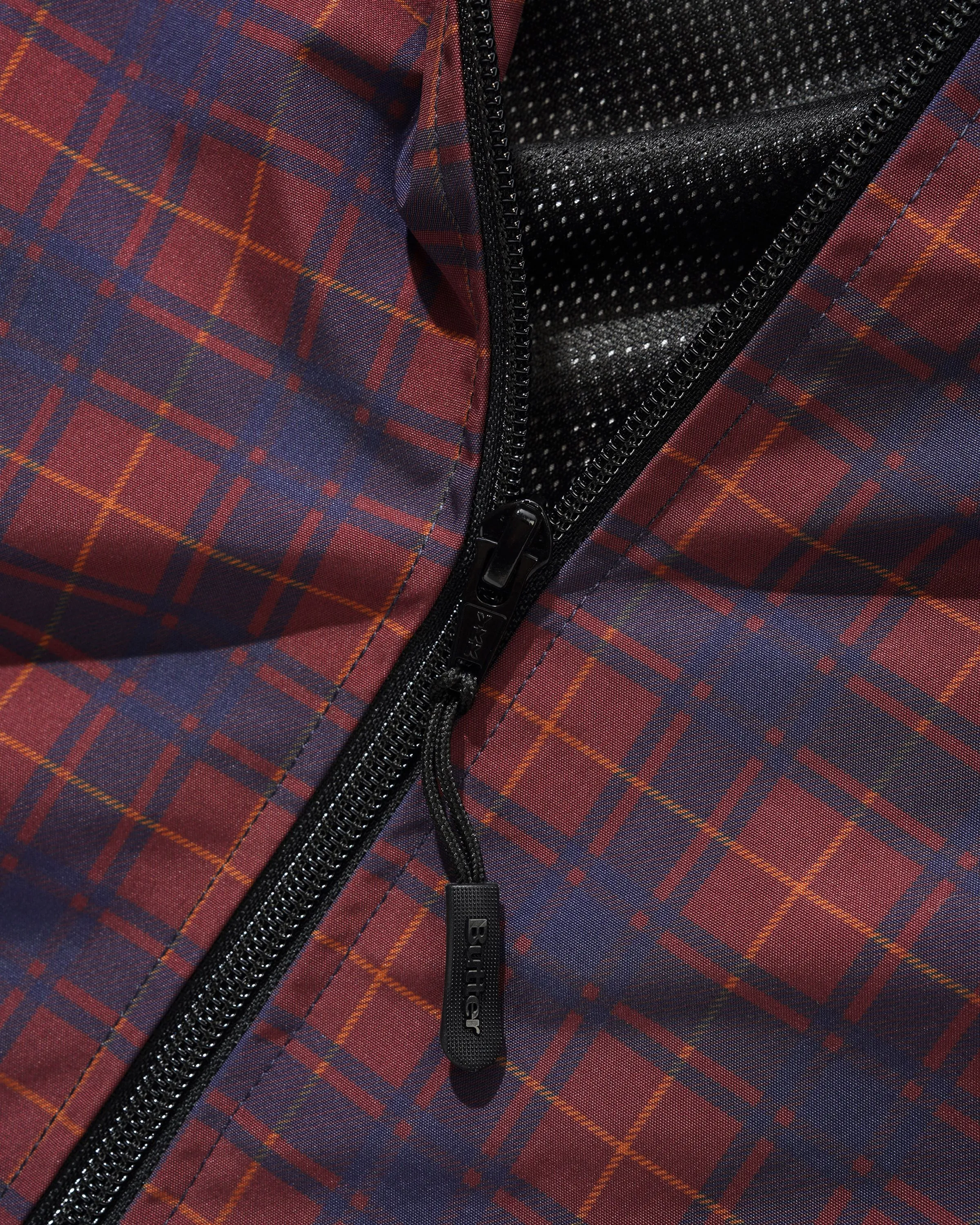 Plaid Nylon Jacket, Maroon sold by Butter product image thumbnail 3