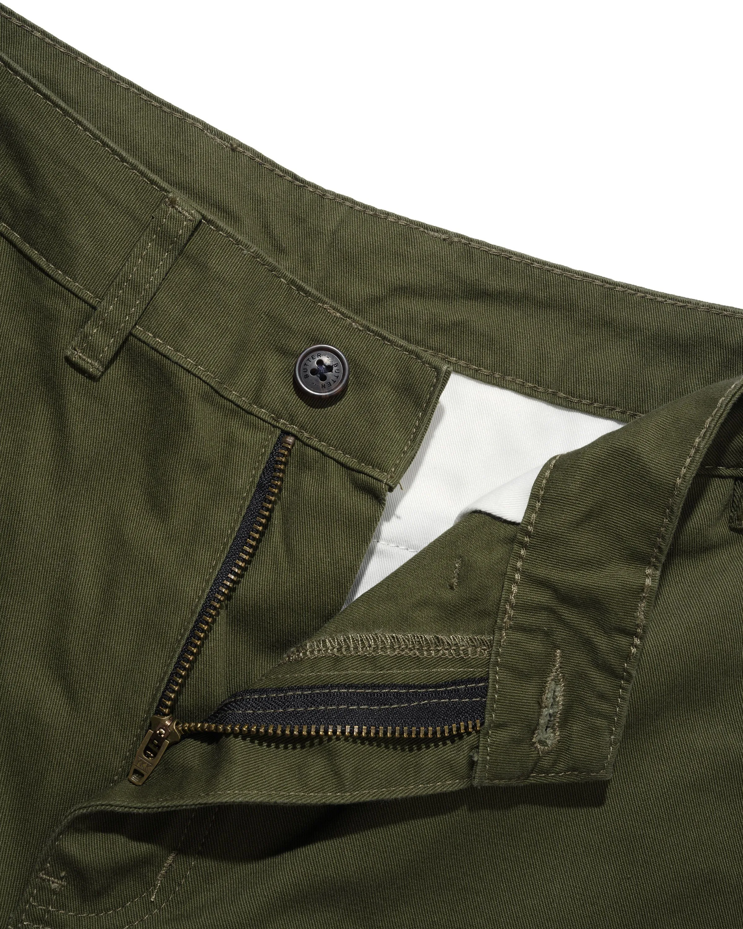 Washed Relaxed Pants, Army sold by Butter product image thumbnail 4