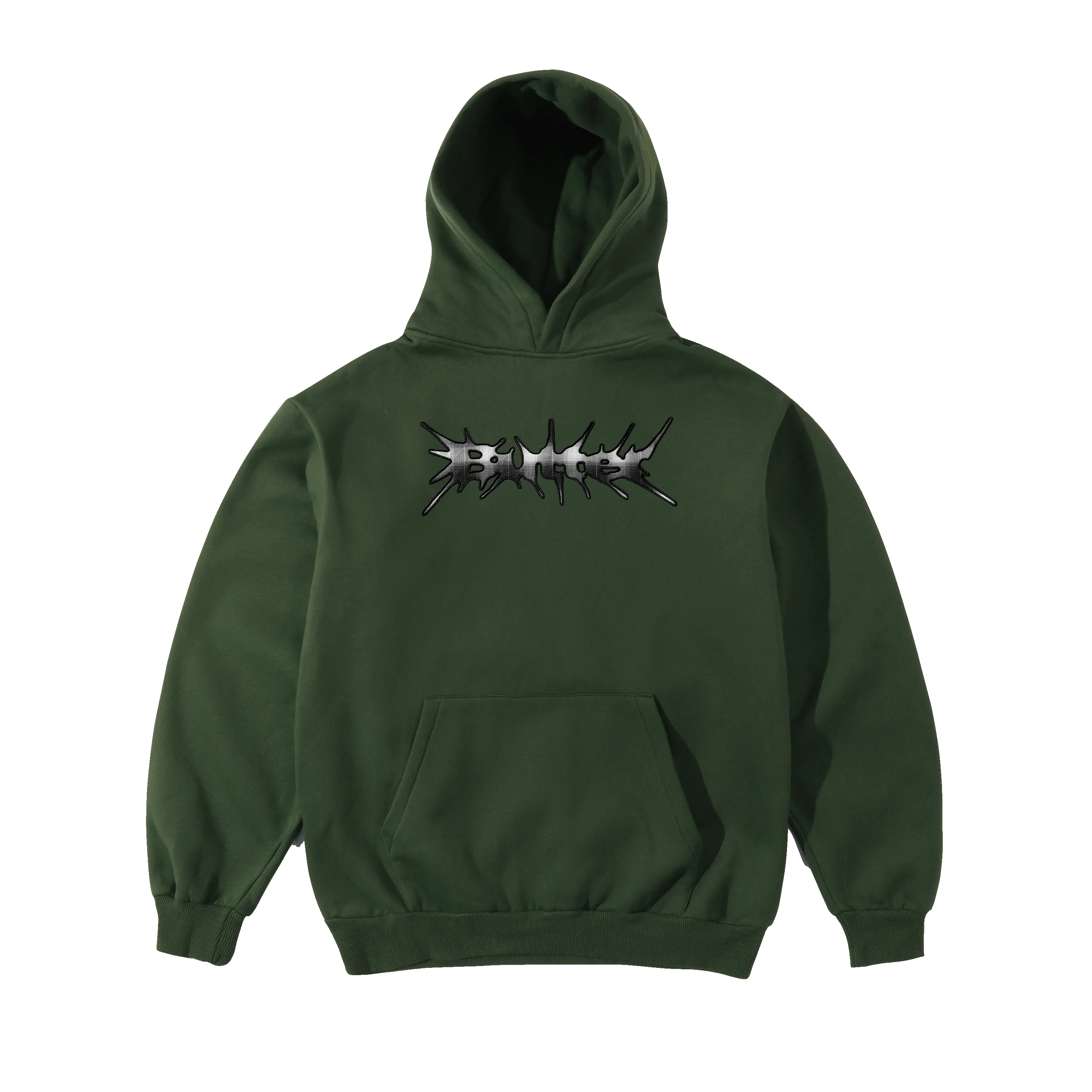 Nail Applique Pullover Hood, Fatigue sold by Butter