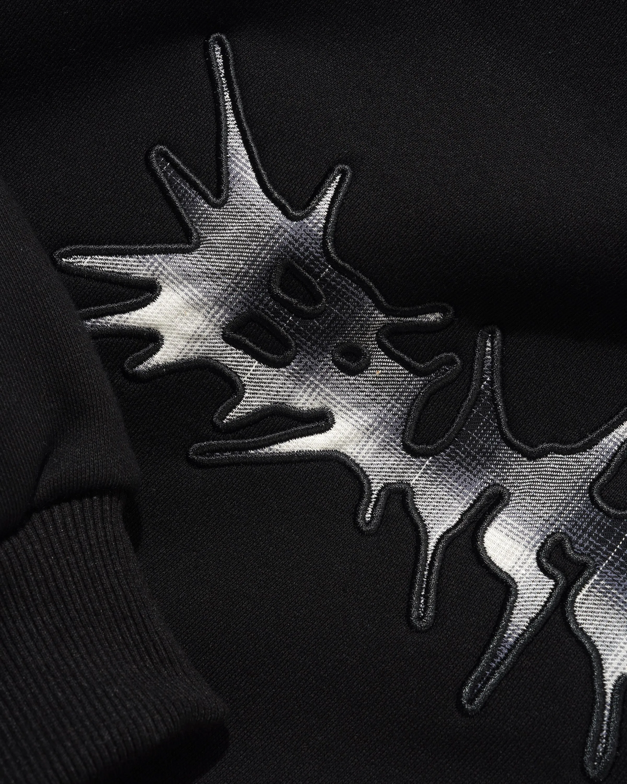 Nail Applique Pullover Hood, Black sold by Butter product image thumbnail 3