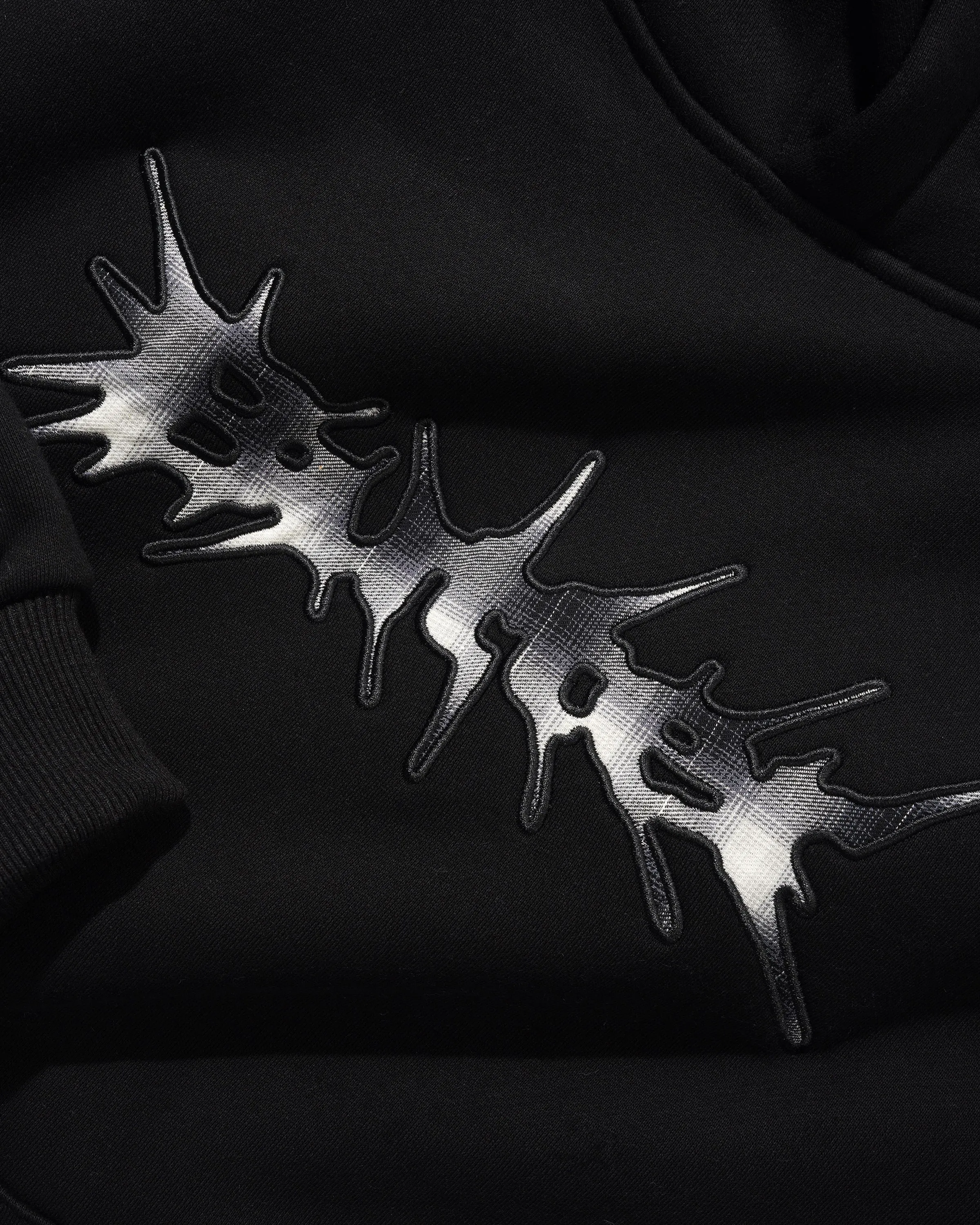Nail Applique Pullover Hood, Black sold by Butter product image thumbnail 2