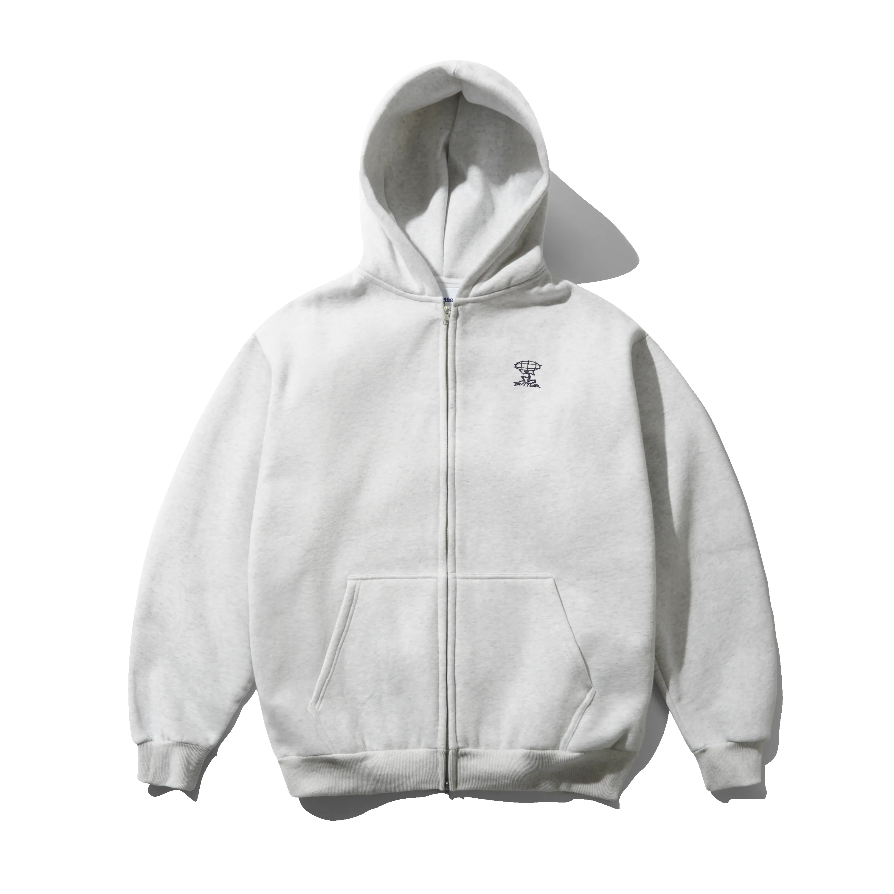 Terrain Basic Zip-Thru Hood, Ash sold by Butter