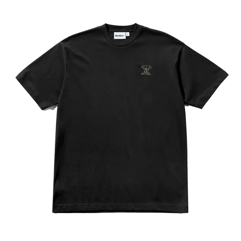 Terrain Basic Tee, Washed Black made by Butter