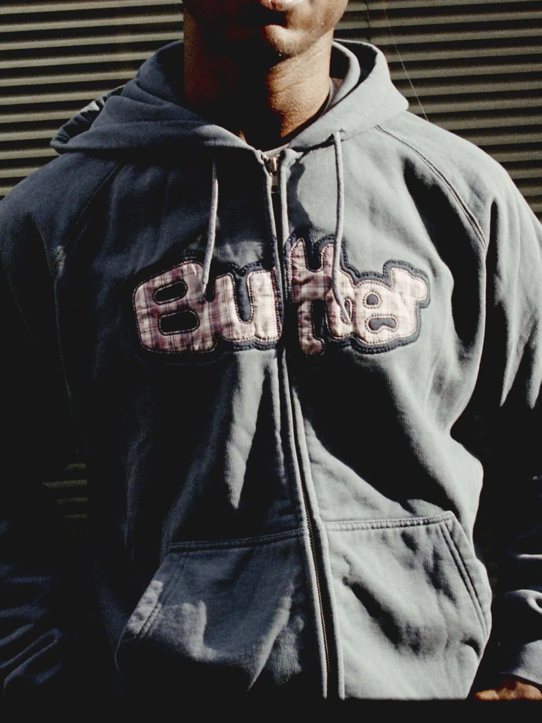 Stretch Zip-Thru Hood, Snow Camo sold by Butter product image thumbnail 5