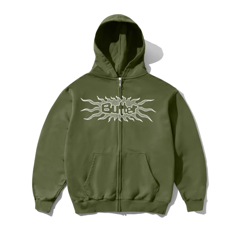 Solar Zip-Thru Hood, Army made by Butter