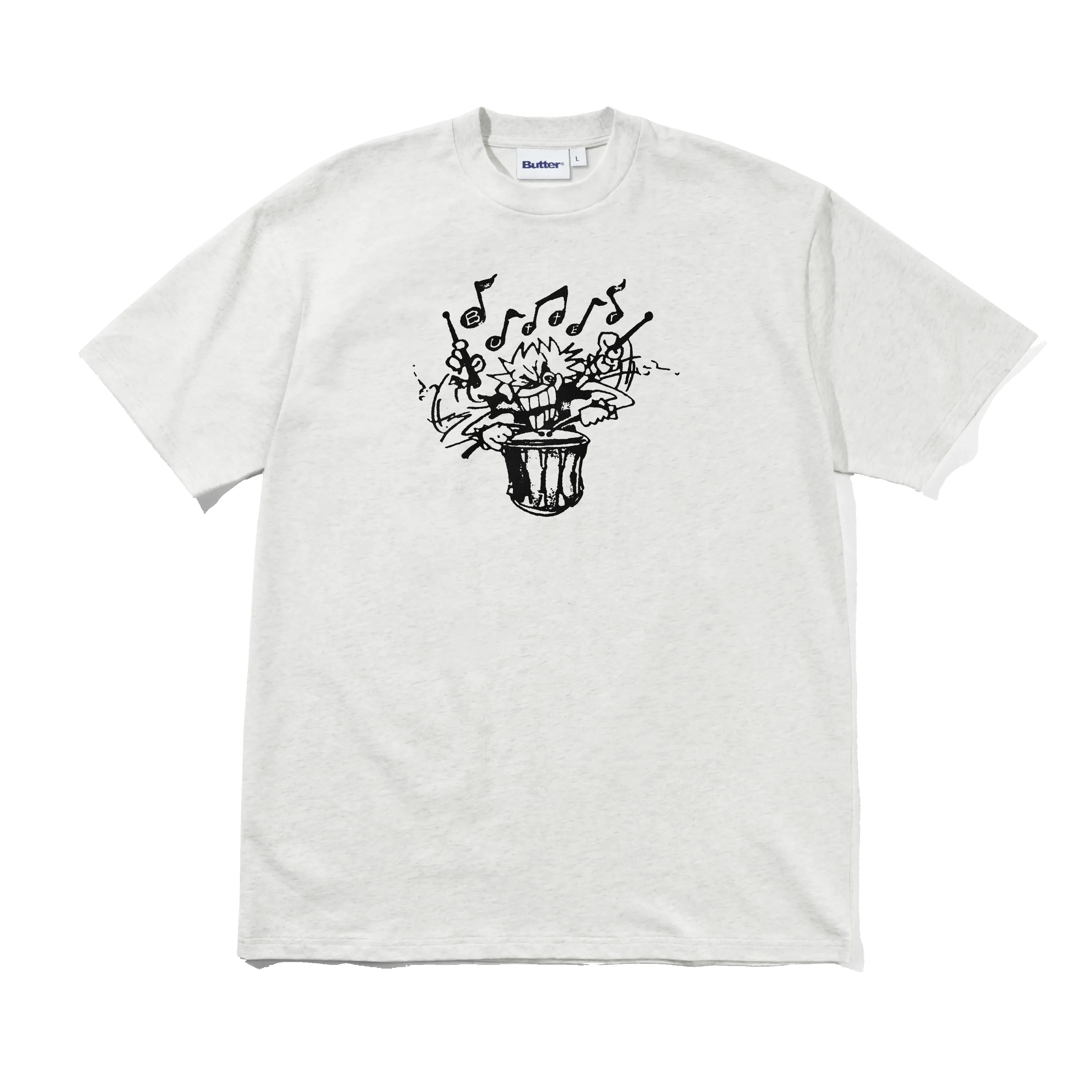 Blaring Tee, Ash sold by Butter