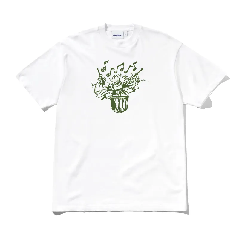 Blaring Tee, White made by Butter