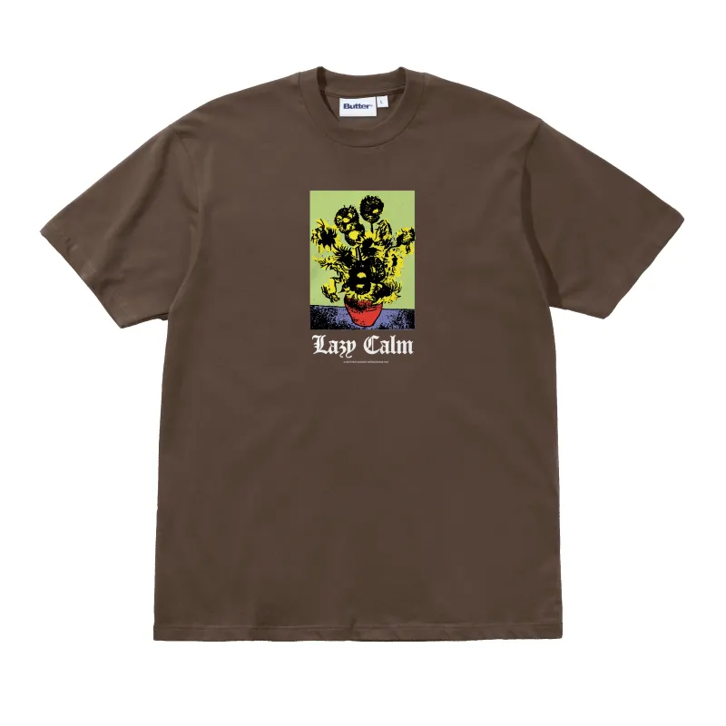 Lazy Calm Tee, Brown made by Butter