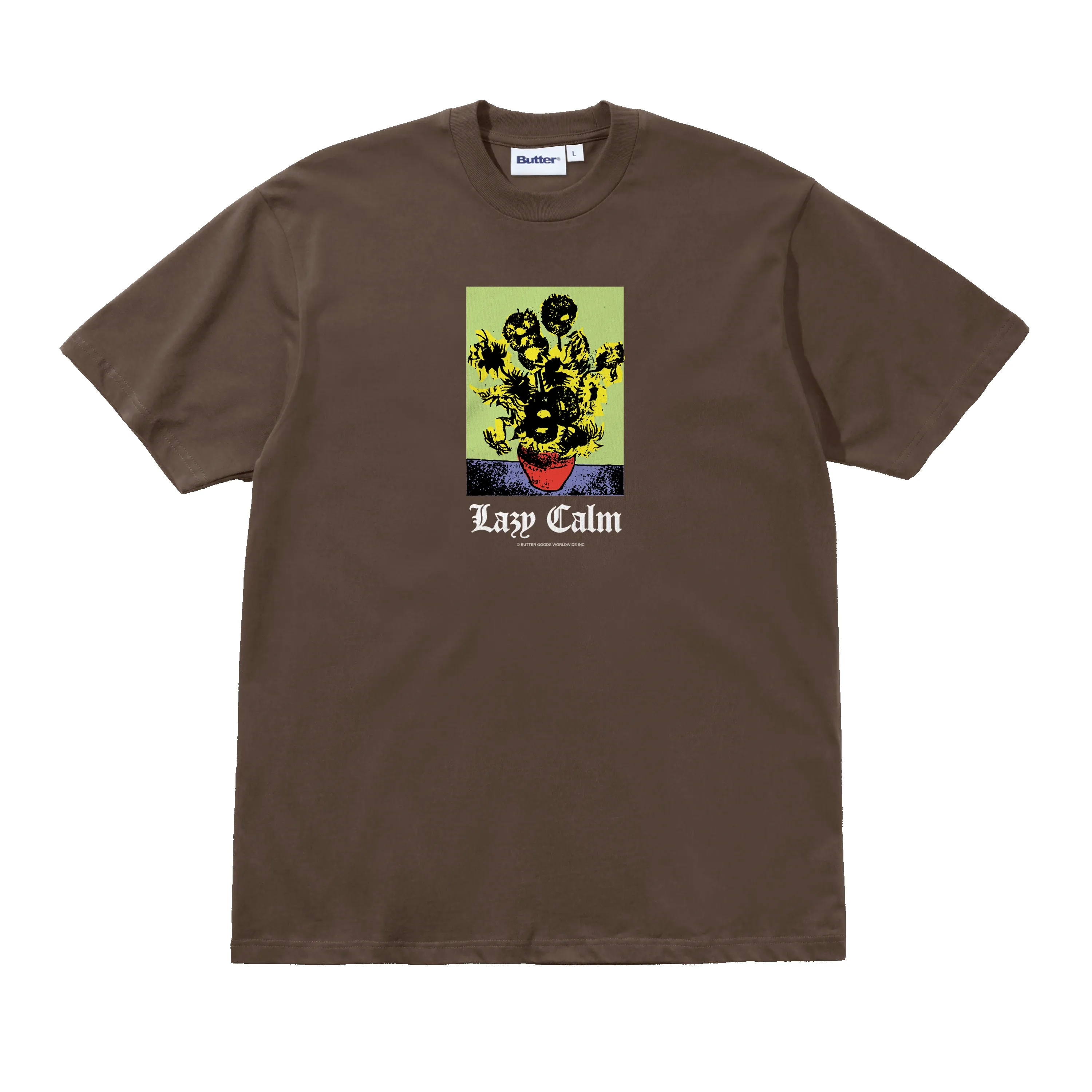 Lazy Calm Tee, Brown sold by Butter
