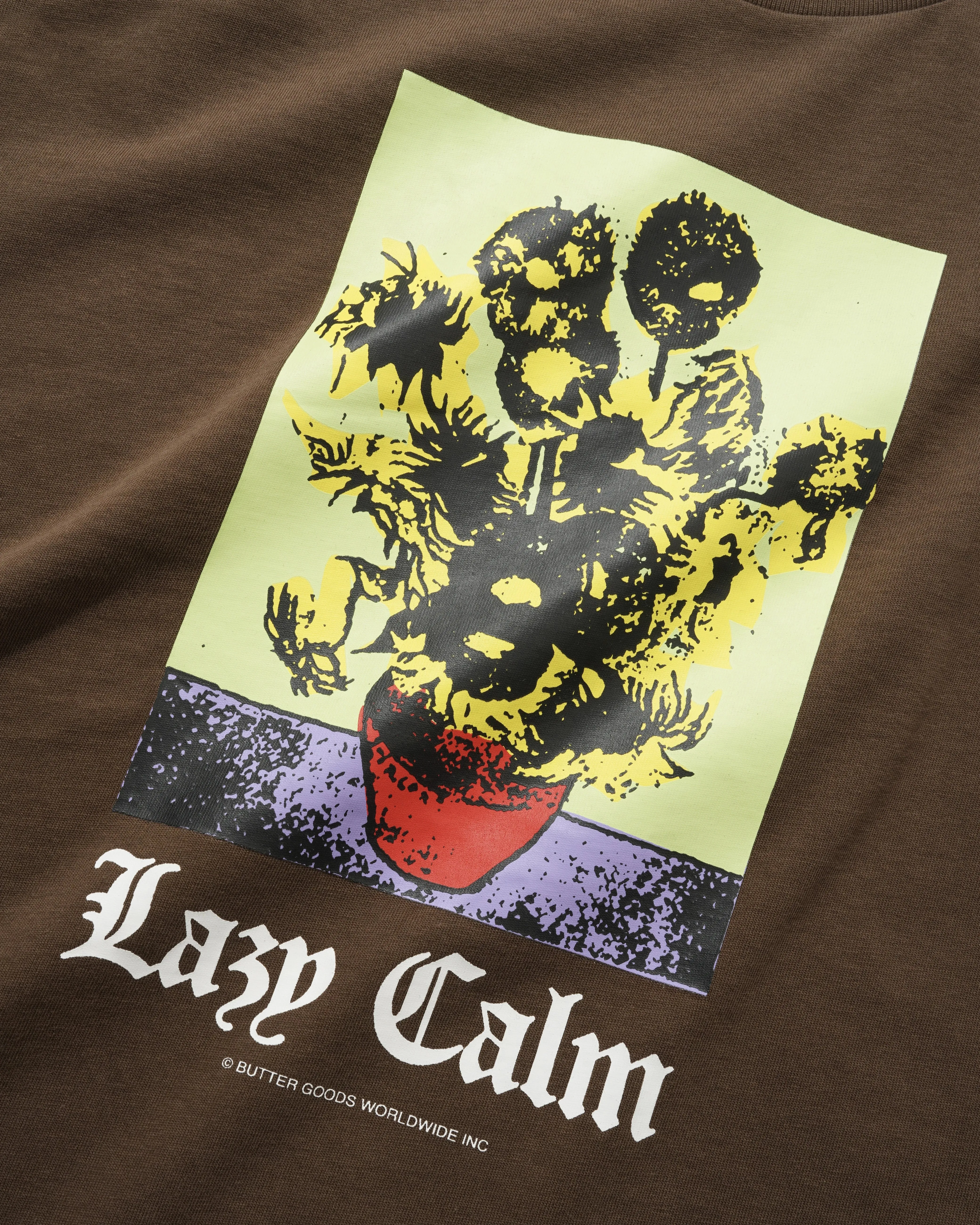 Lazy Calm Tee, Brown sold by Butter product image thumbnail 2