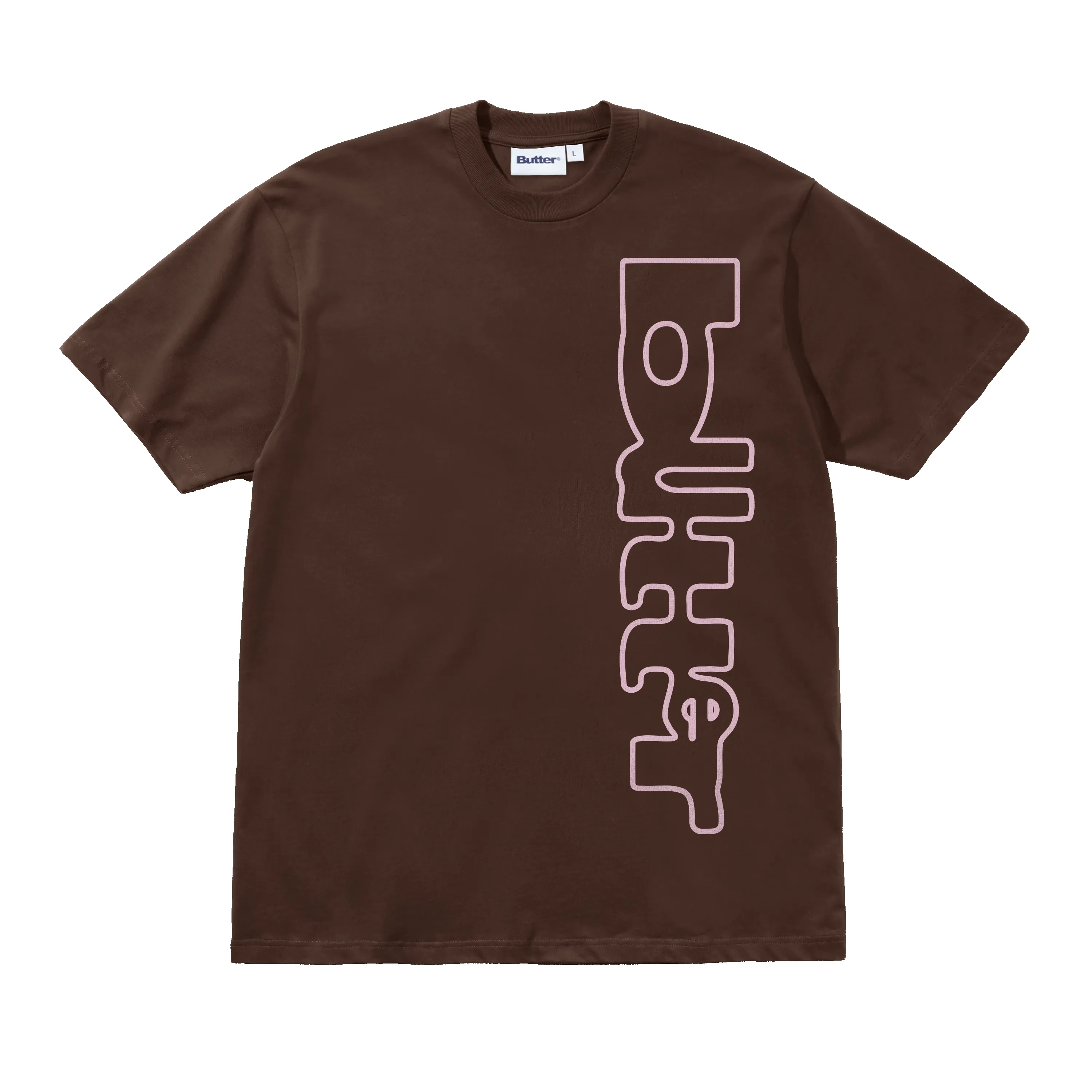Warped Tee, Chestnut sold by Butter