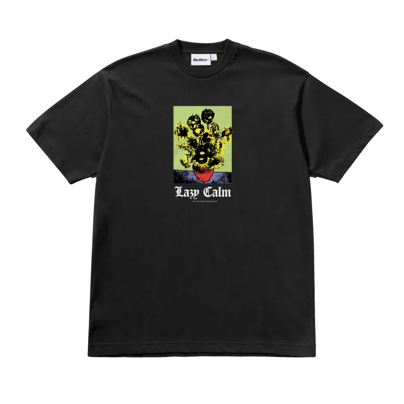 Lazy Calm Tee, Black made by Butter
