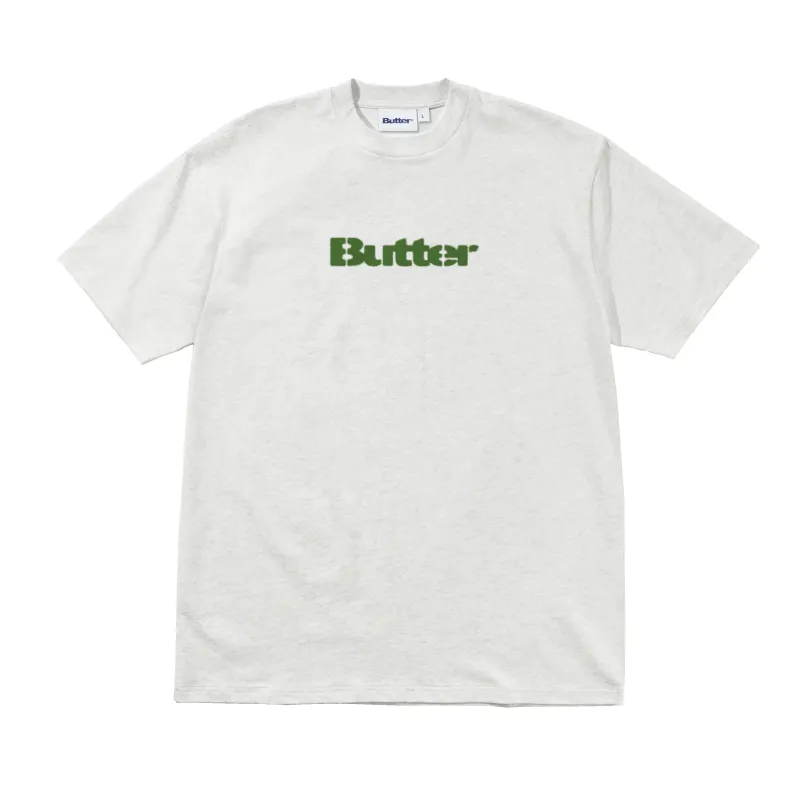 Stencil Logo Tee, Ash made by Butter