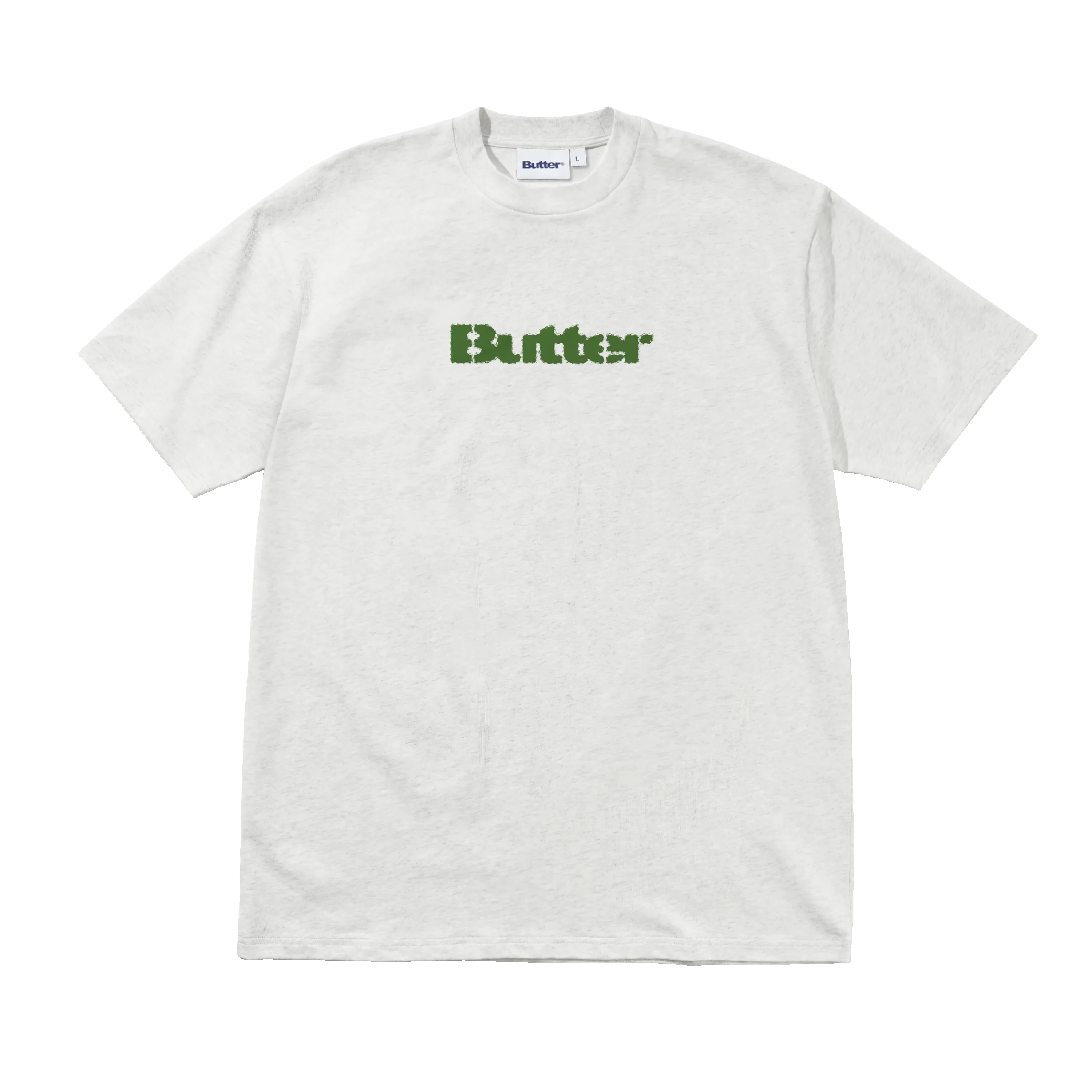 Stencil Logo Tee, Ash sold by Butter
